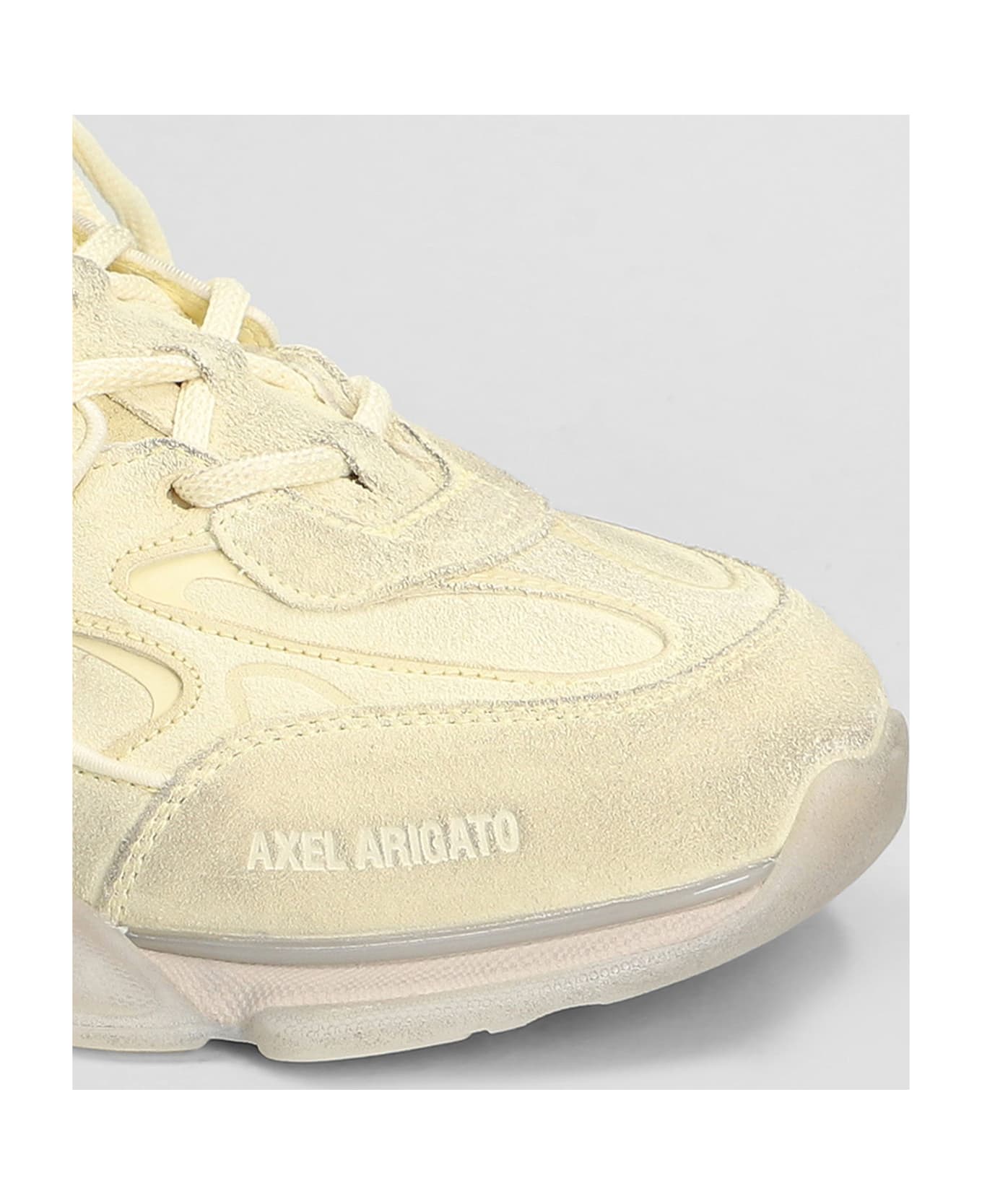 Axel Arigato Eris Sneakers In Yellow Suede - yellow