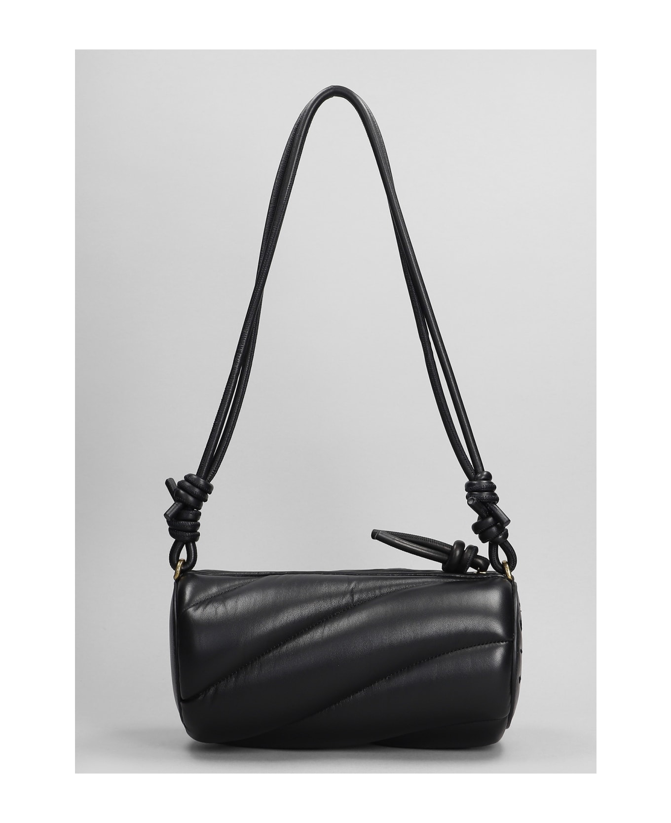 Fiorucci Mella Bag Shoulder Bag In Black Leather - black