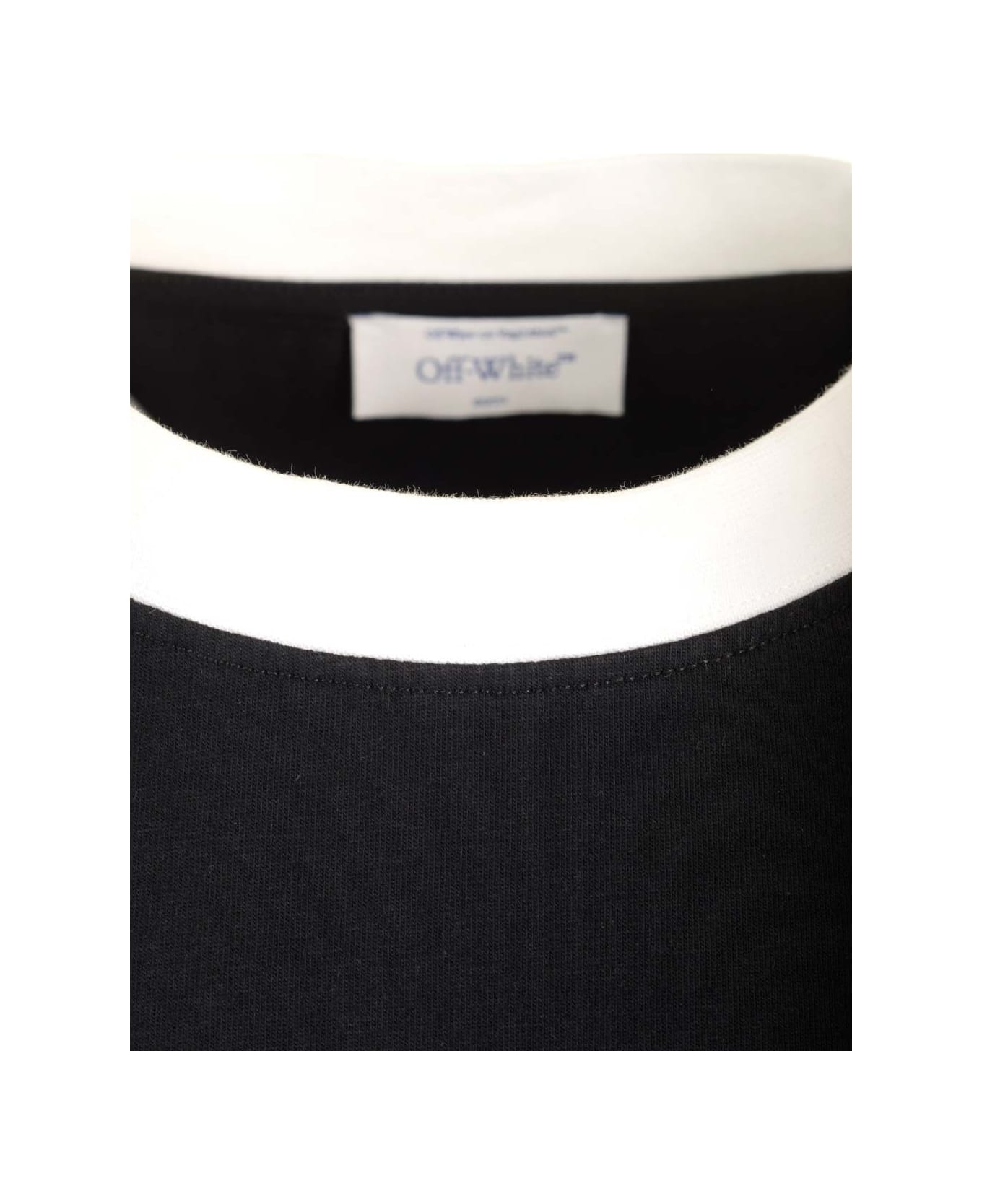Off-White Slim Fit Cotton T-shirt - Black - White