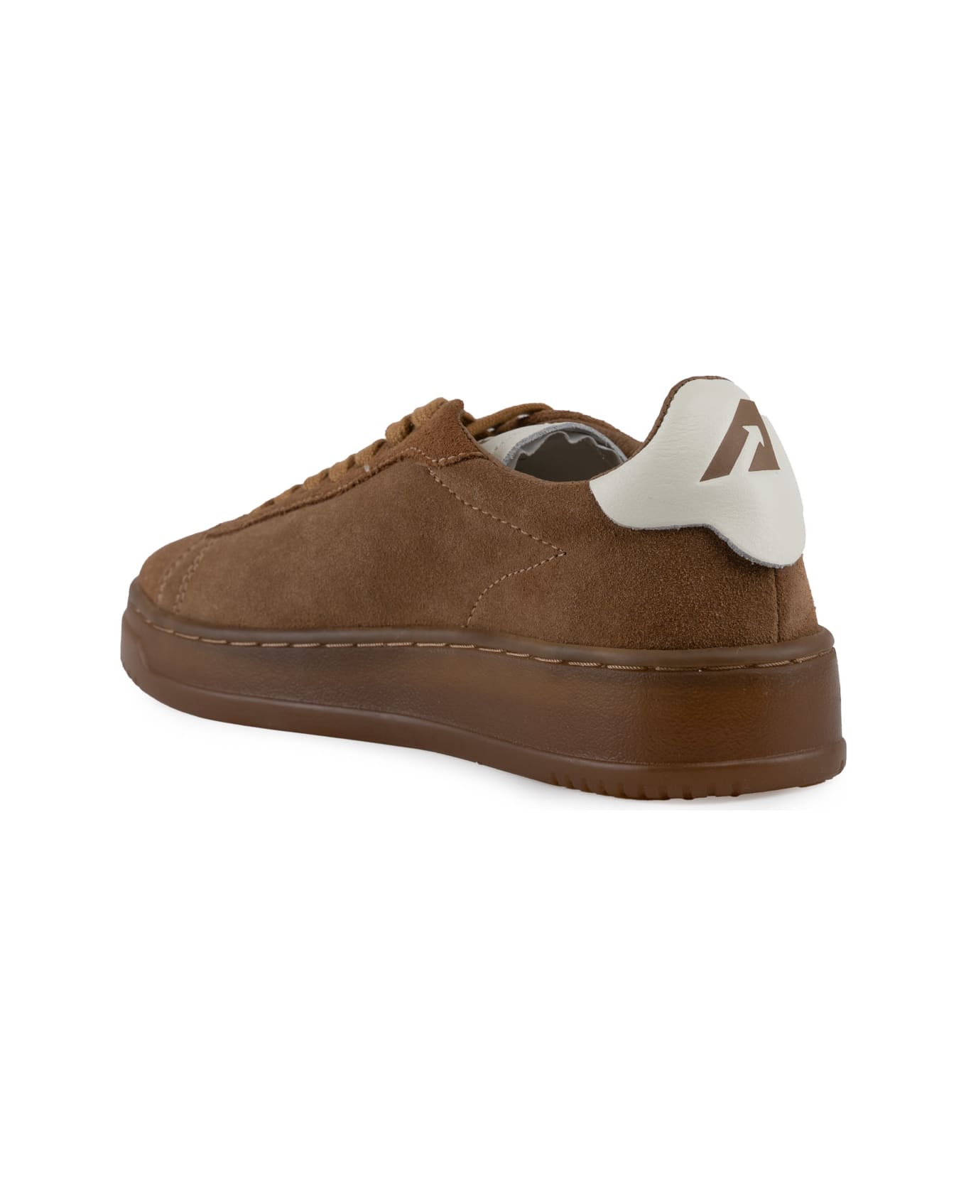Autry Dallas Low Sneakers In Suede - Suede/leat sigaro/marsh