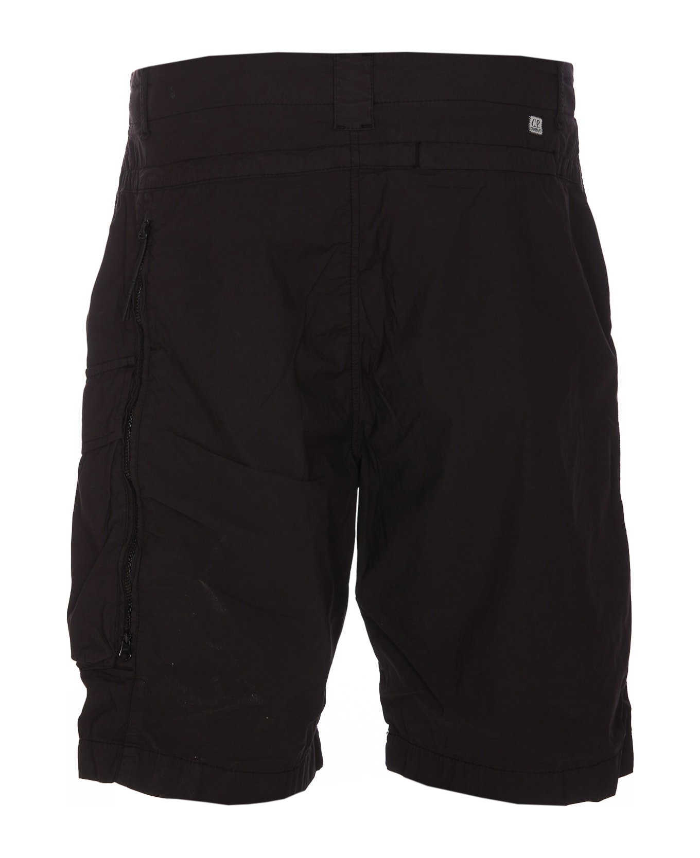 C.P. Company 50 Fili Cargo Shorts - Black