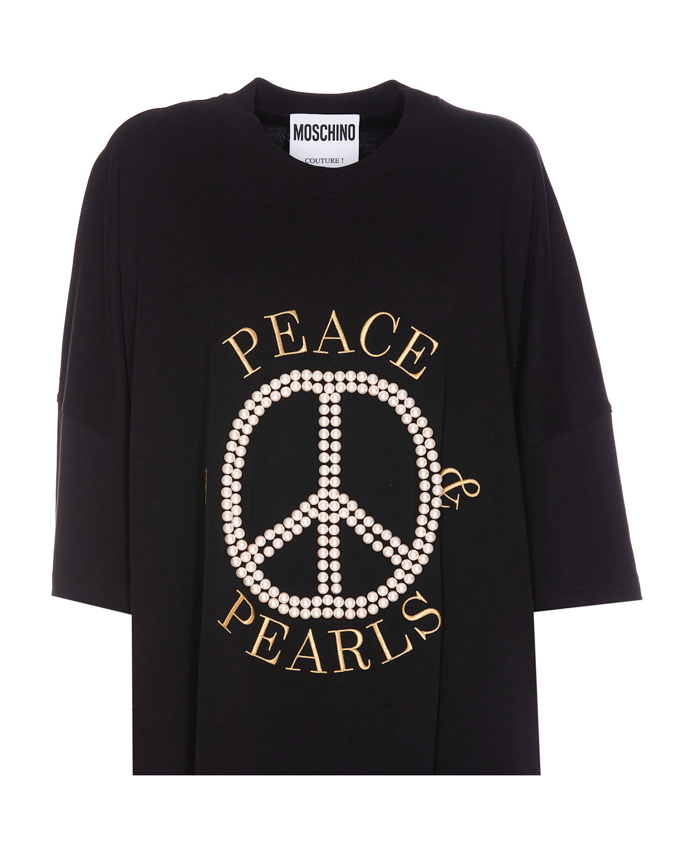 Moschino Peace & Pearls Dress - Black ワンピース＆ドレス