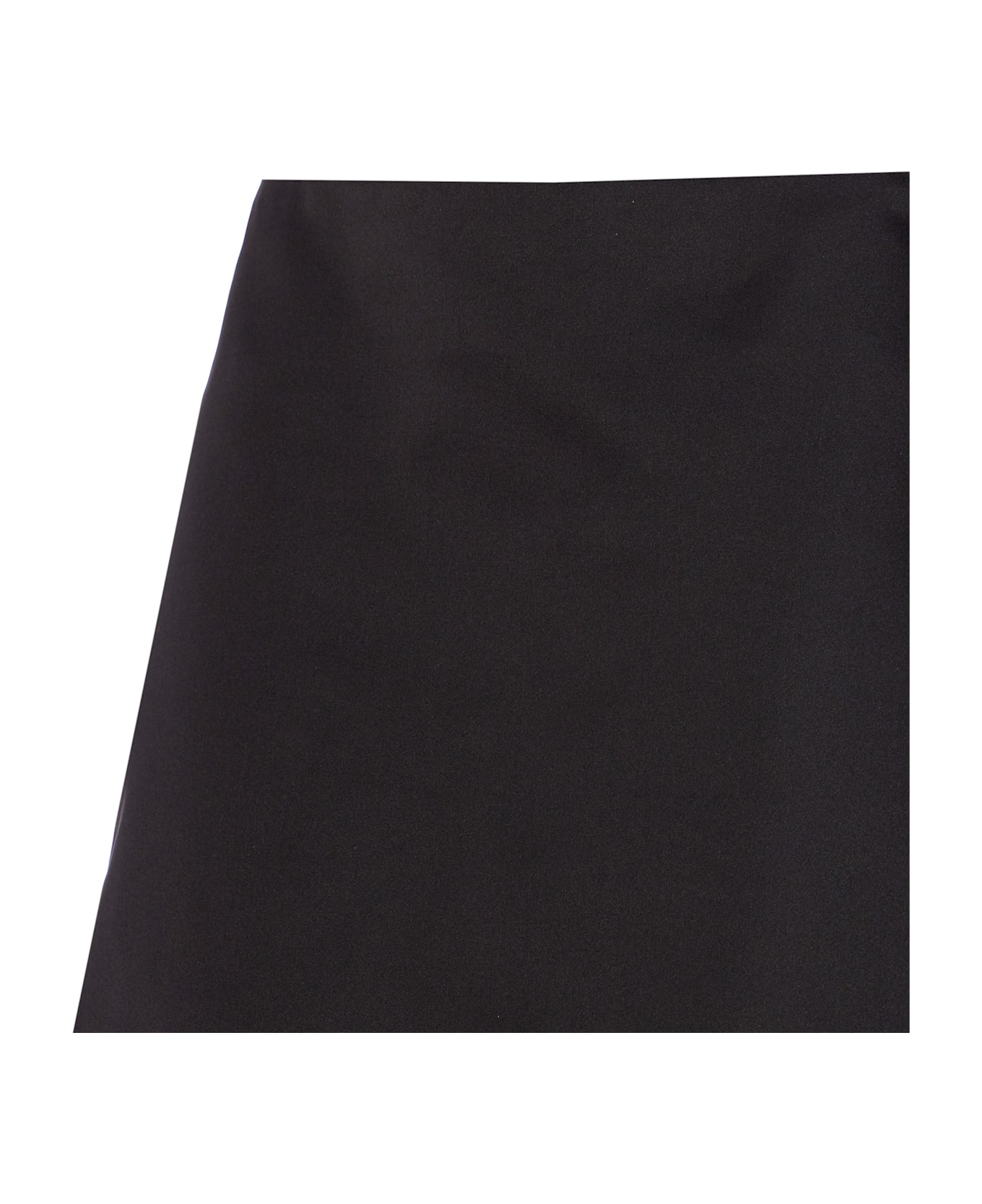 Alexander McQueen Midi Ruched Skirt - Black