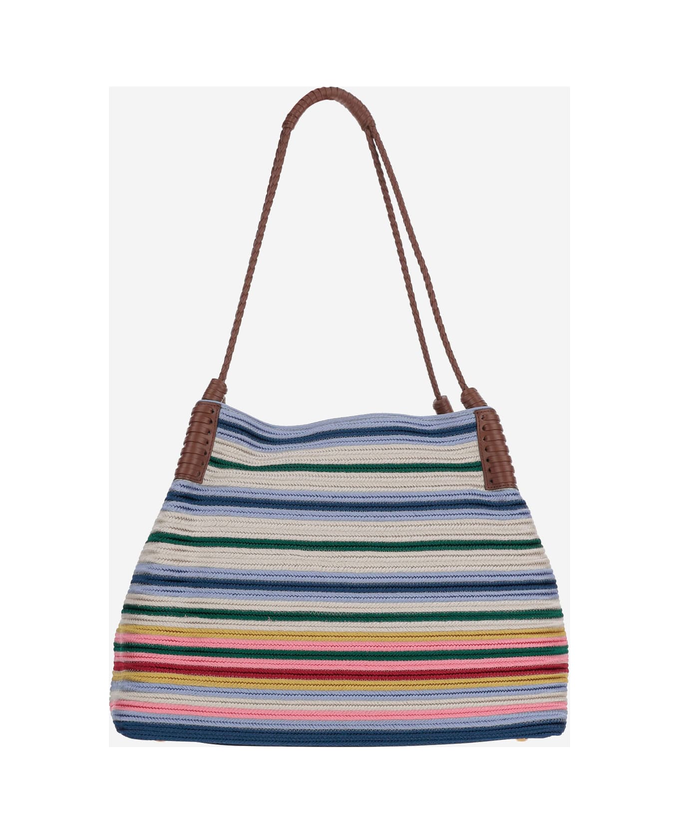 Etro Libra Medium Fabric Shopping Bag - MULTICOLOUR