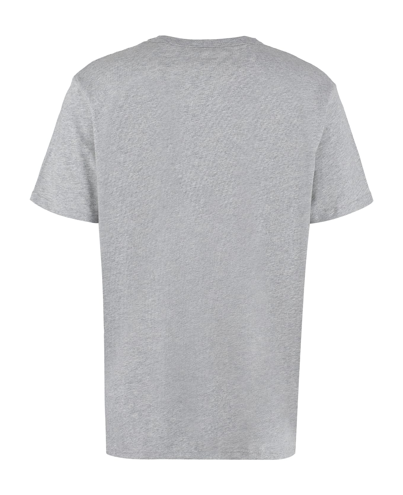 Alexander McQueen Printed Cotton T-shirt - Grigio