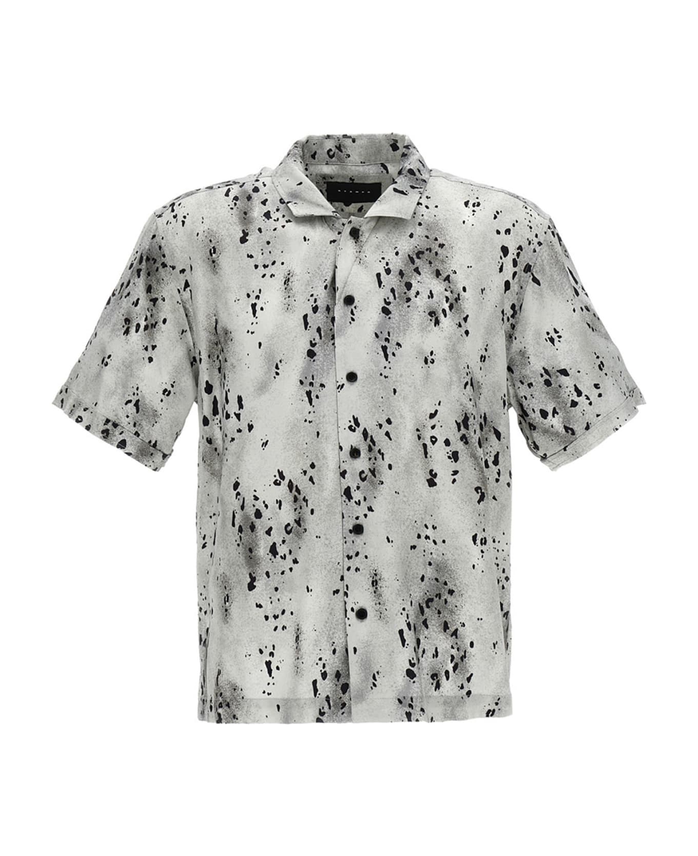Stampd 'printed Camp' Shirt - Gray シャツ