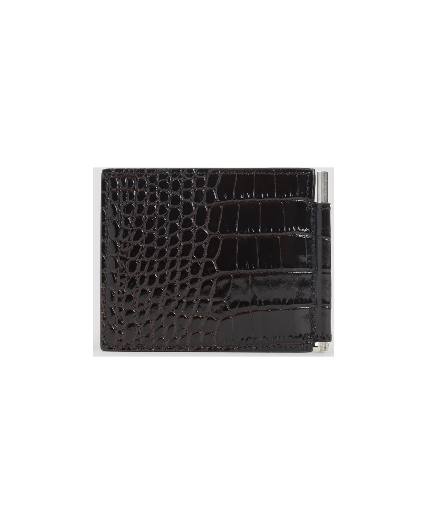 Tom Ford Calf Leather Wallet - Espresso