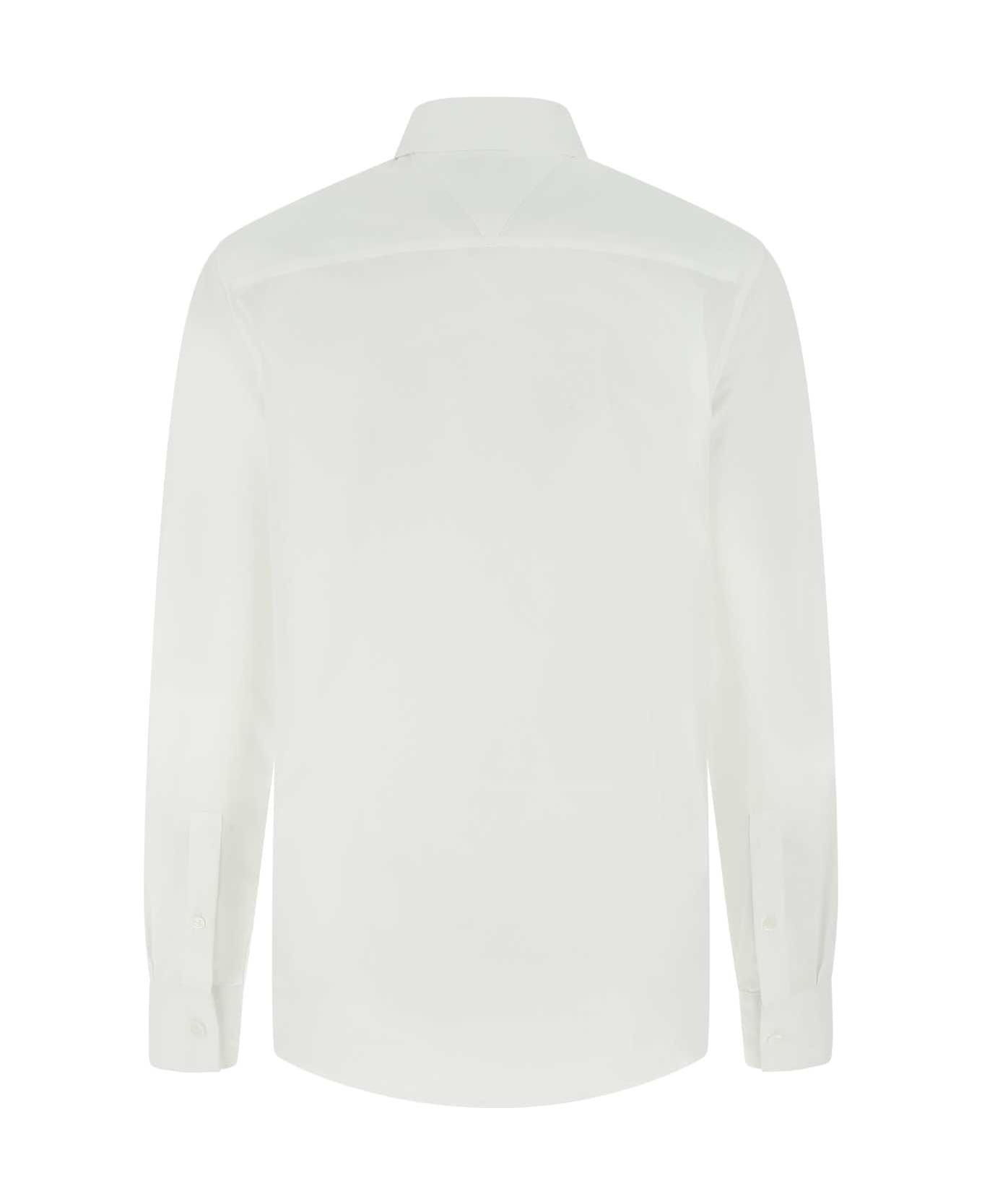 Bottega Veneta White Poplin Shirt - 9000