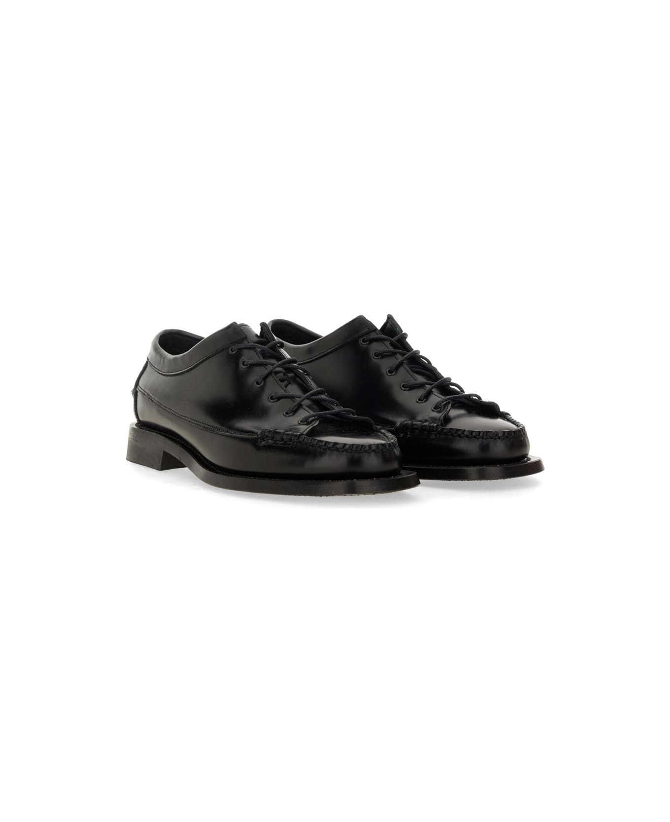 Hereu Priego Squared Shoe - BLACK