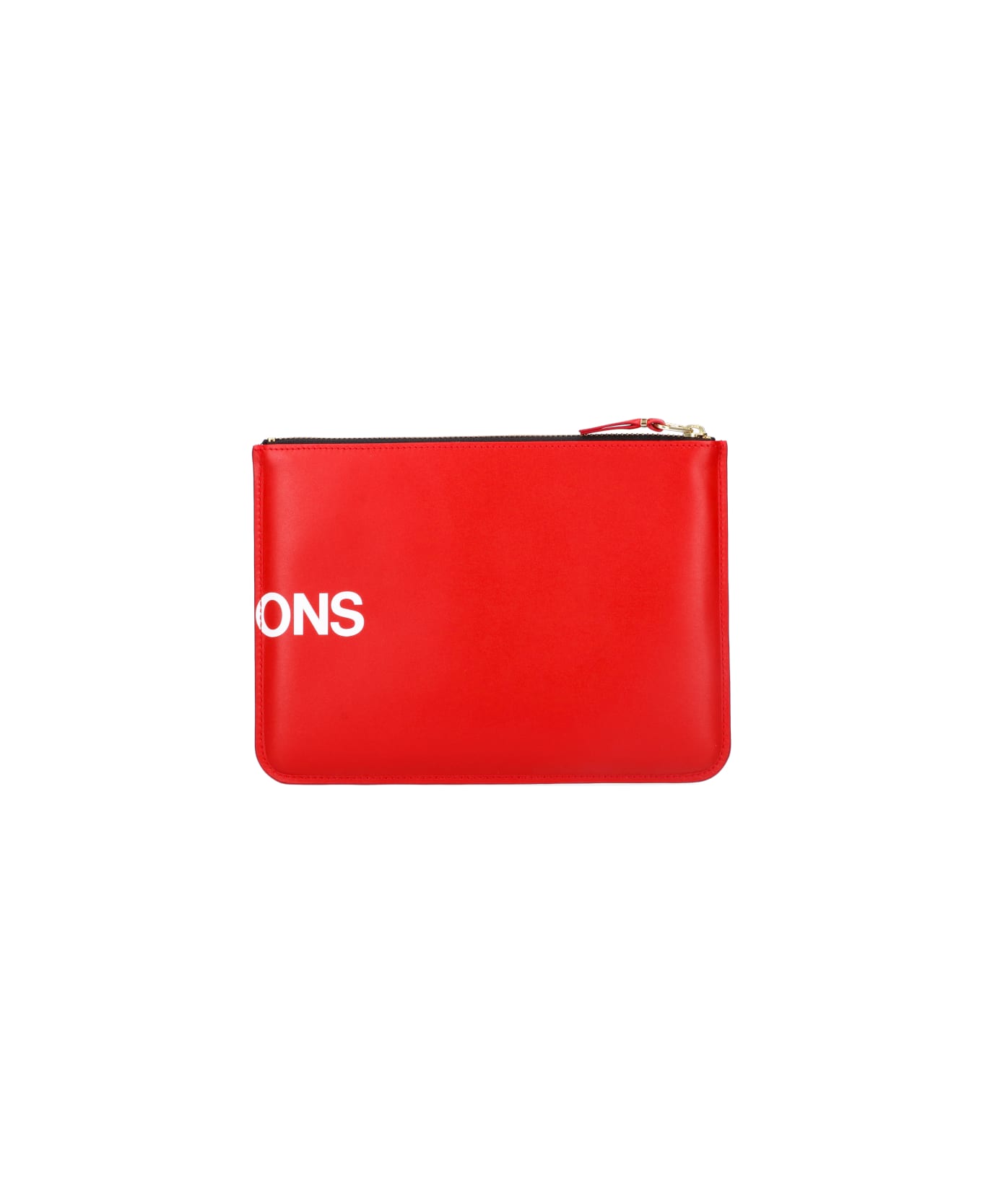 Comme des Garçons Wallet 'huge Logo' pouch - Red バッグ