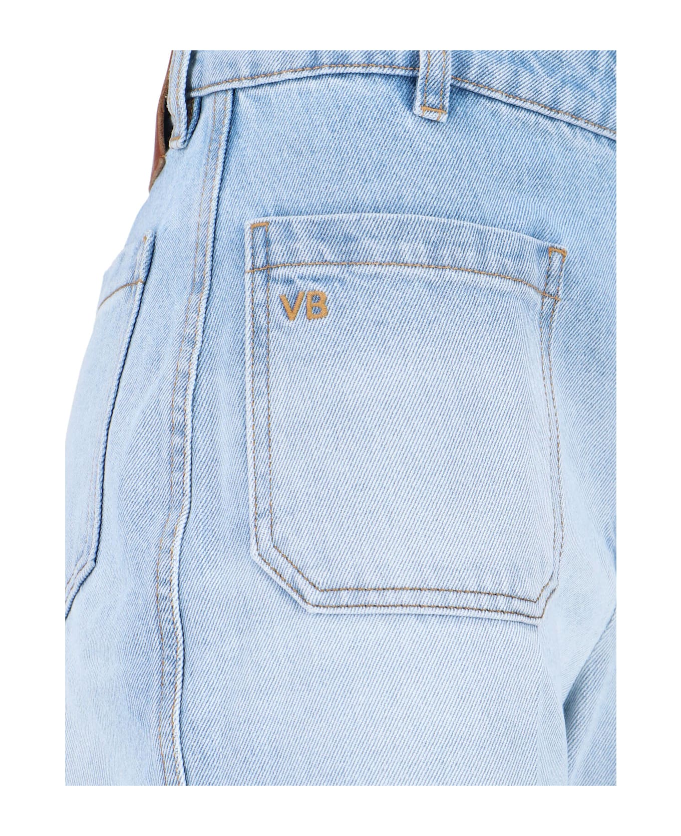 Victoria Beckham 'alina' Jeans - Light Blue