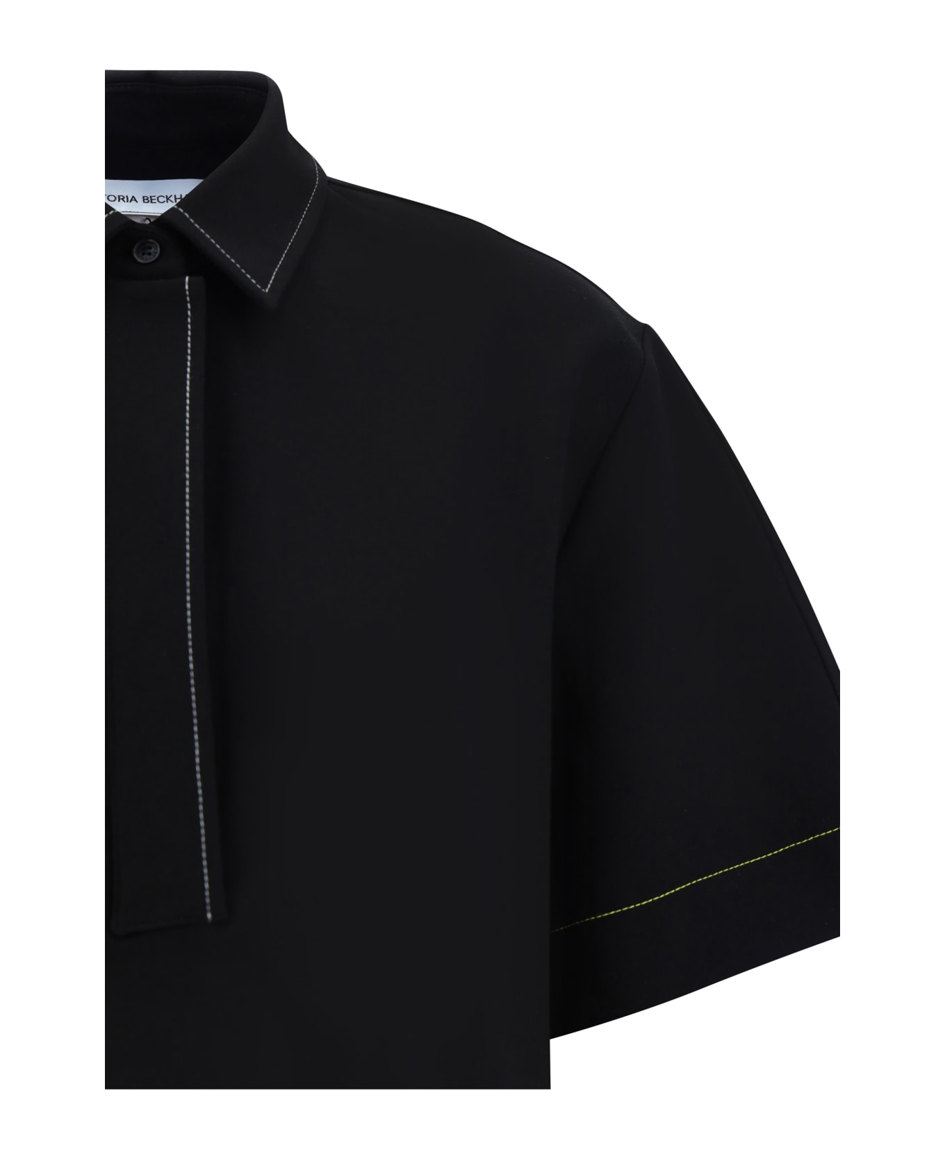 Victoria Beckham Polo Shirt - Black ポロシャツ
