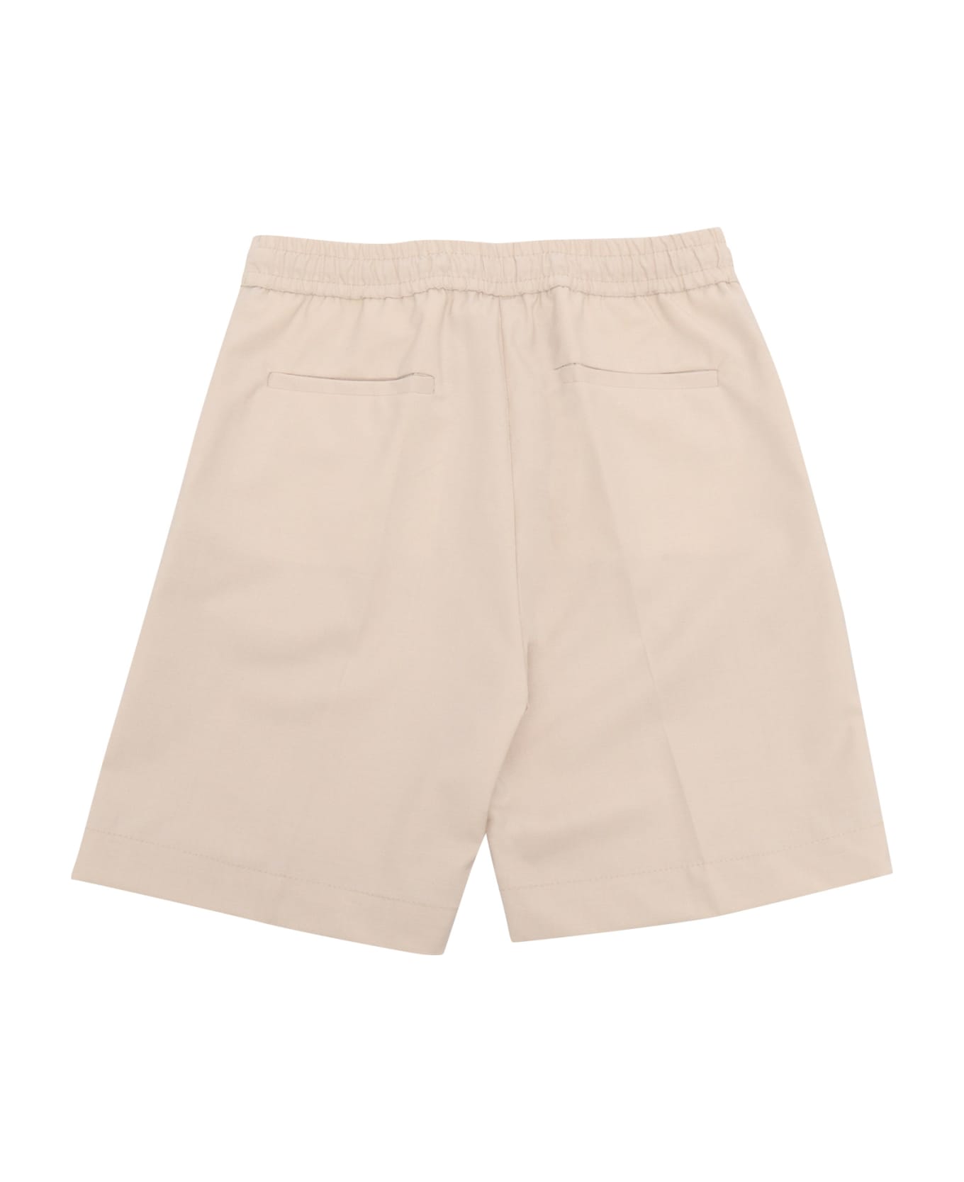 Paolo Pecora Beige Bermuda Shorts - BEIGE