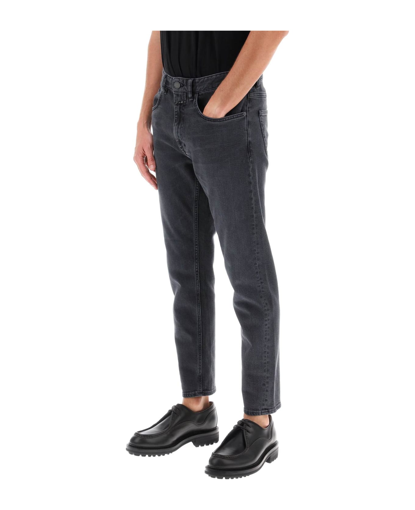 Closed Cooper Jeans With Tapered Cut - DARK GREY (Grey)