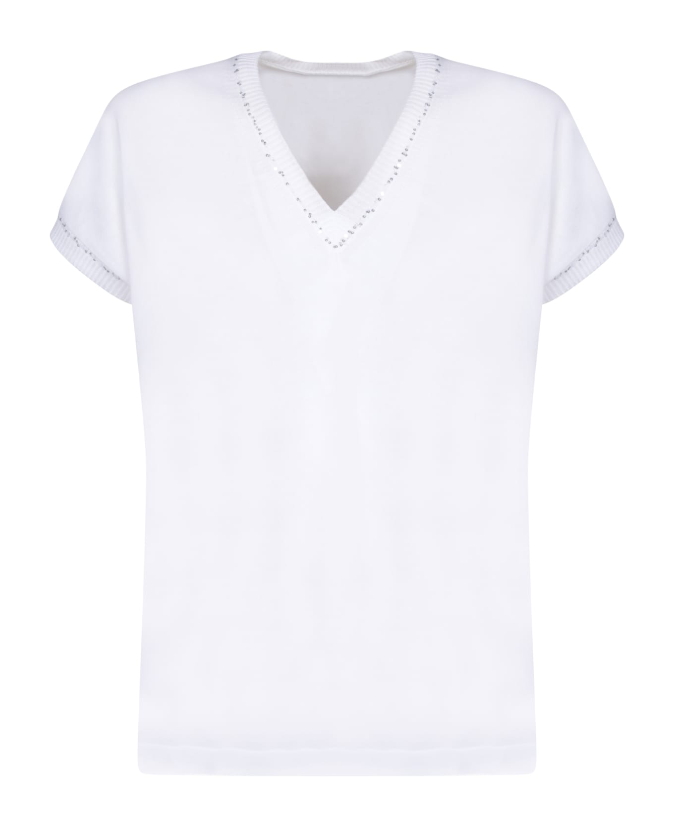 Fabiana Filippi White Sweater - White Tシャツ