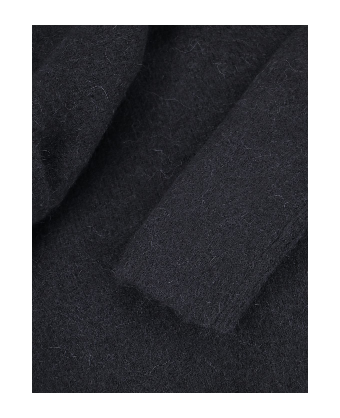 Rick Owens 'shroud' High Neck Sweater - Black  