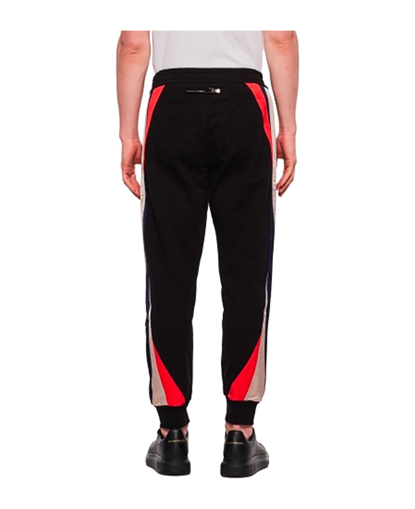 Alexander McQueen Logo Patch Jogger Trousers - Black