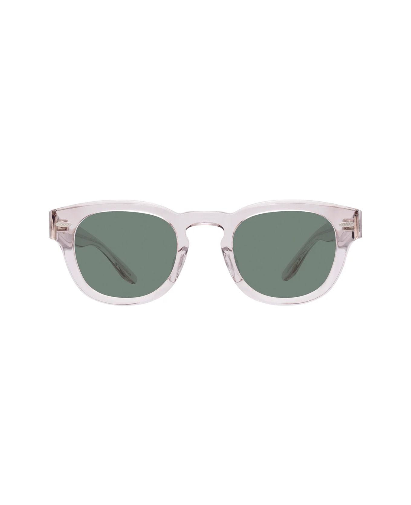 Barton Perreira Bp40010i Demarco Hus/sil/gsm Silver / Green Smoke Sunglasses - Trasparente