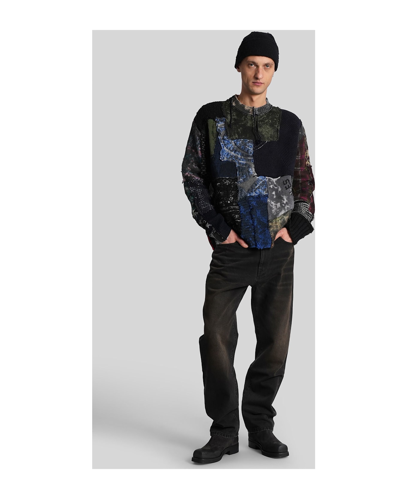 Paura Utopia Knitwear In Multicolor Wool - multicolor