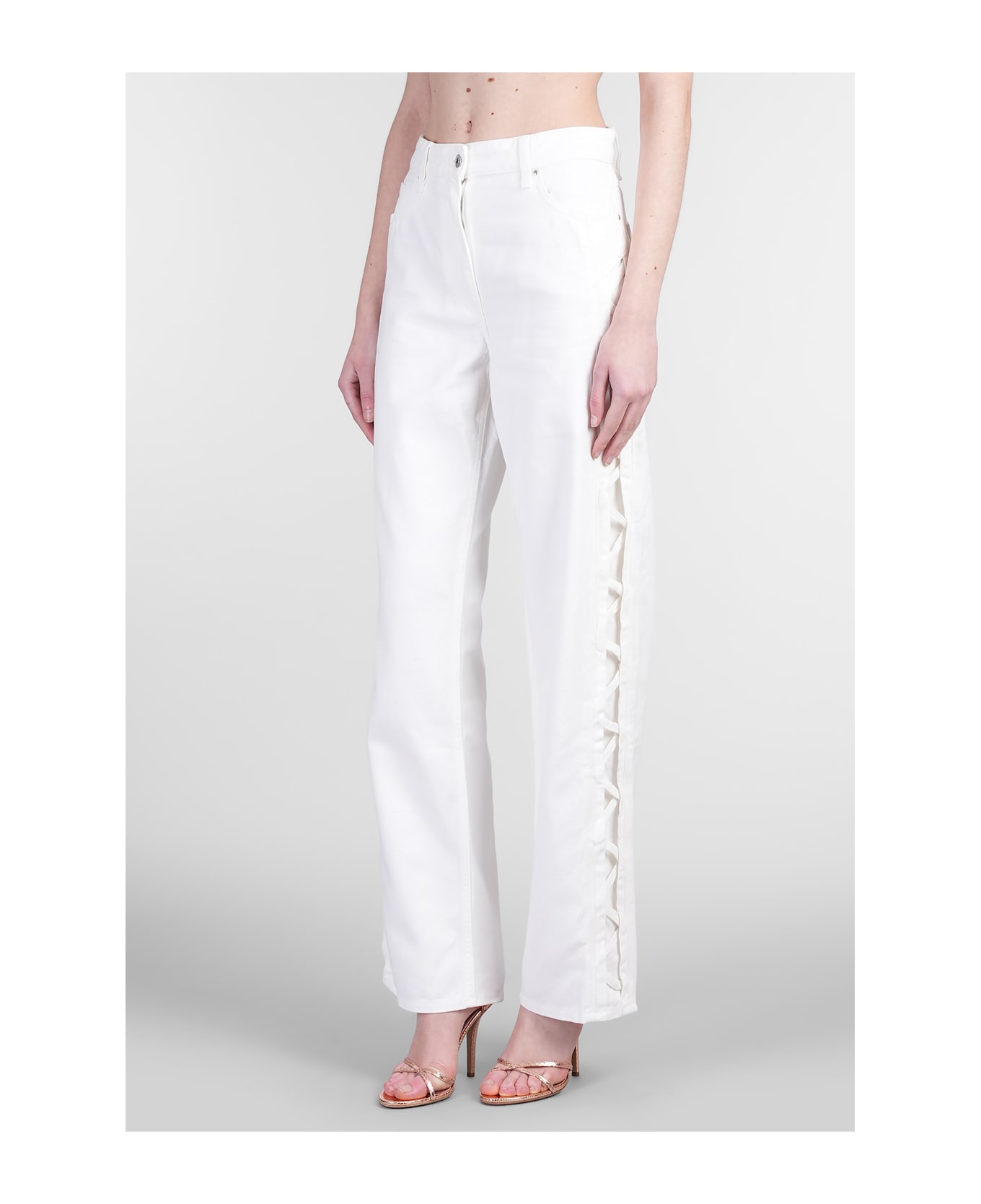 IRO Maryus Jeans In White Cotton - white