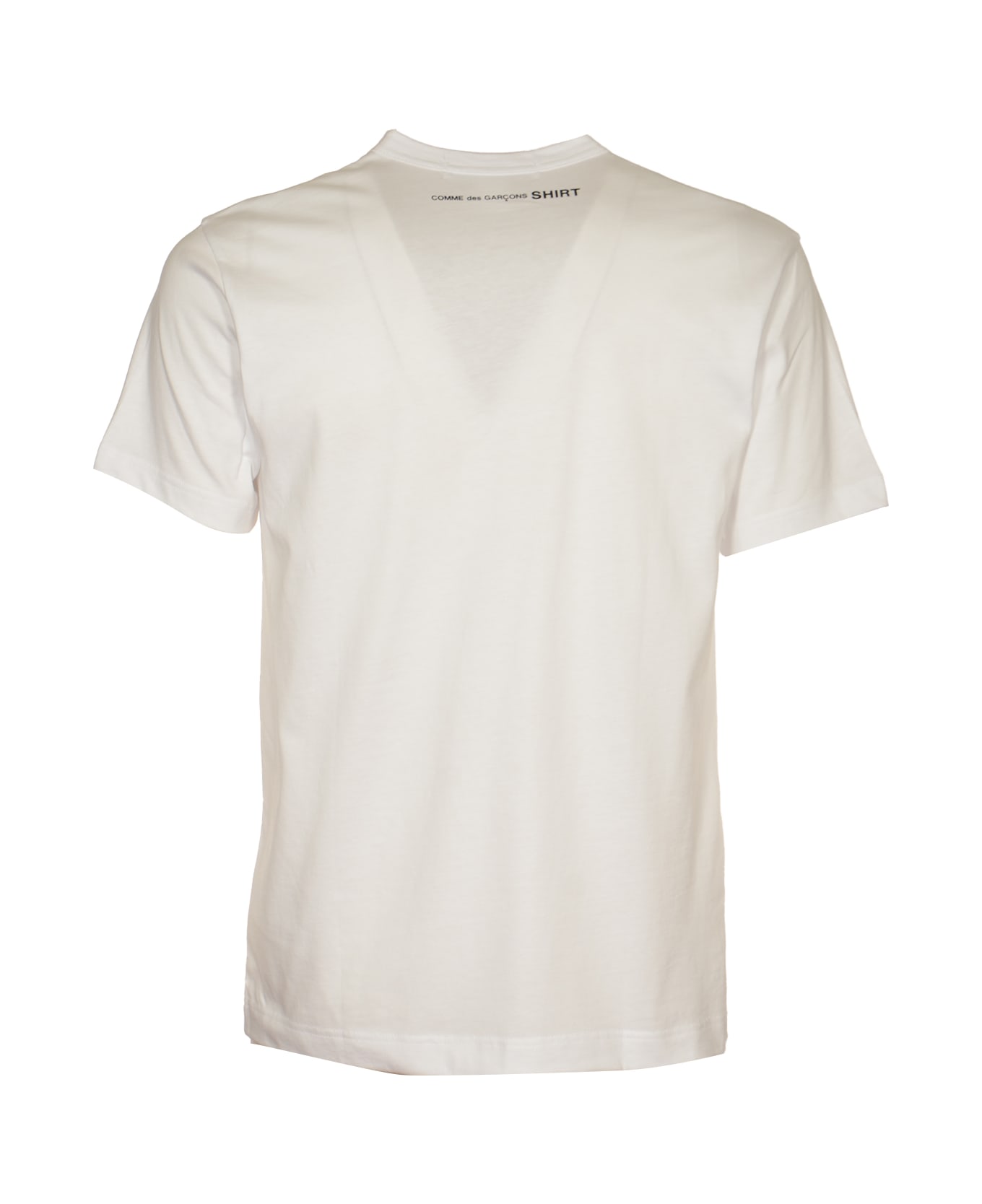 Comme des Garçons Regular Plain Logo T-shirt - White シャツ