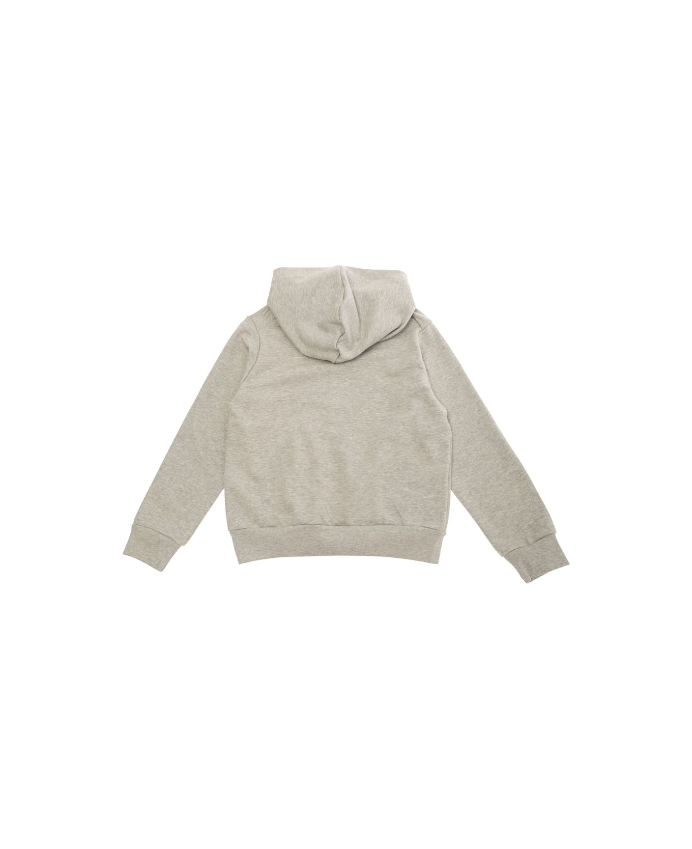 Marni Grey Hoodie With Logo Lettering On The Front In Cotton Boy - Grey