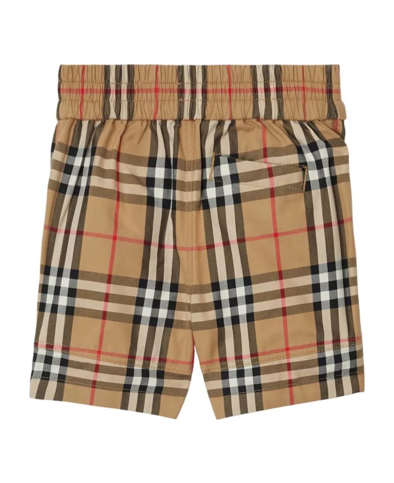 Burberry Archival Beige Cotton Shorts - Archive beige ボトムス