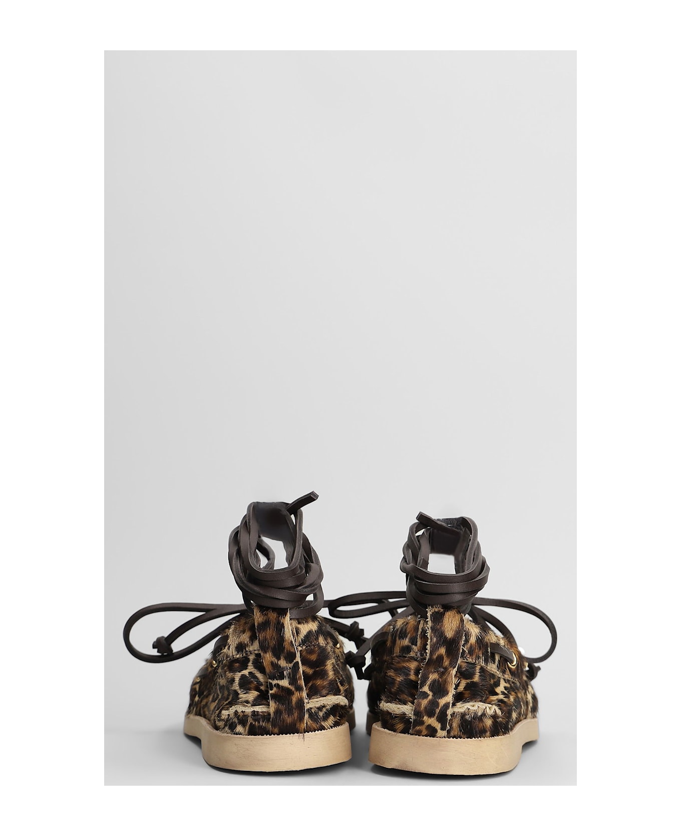 Golden Goose Boat Loafers In Animalier Pony Skin - Animalier
