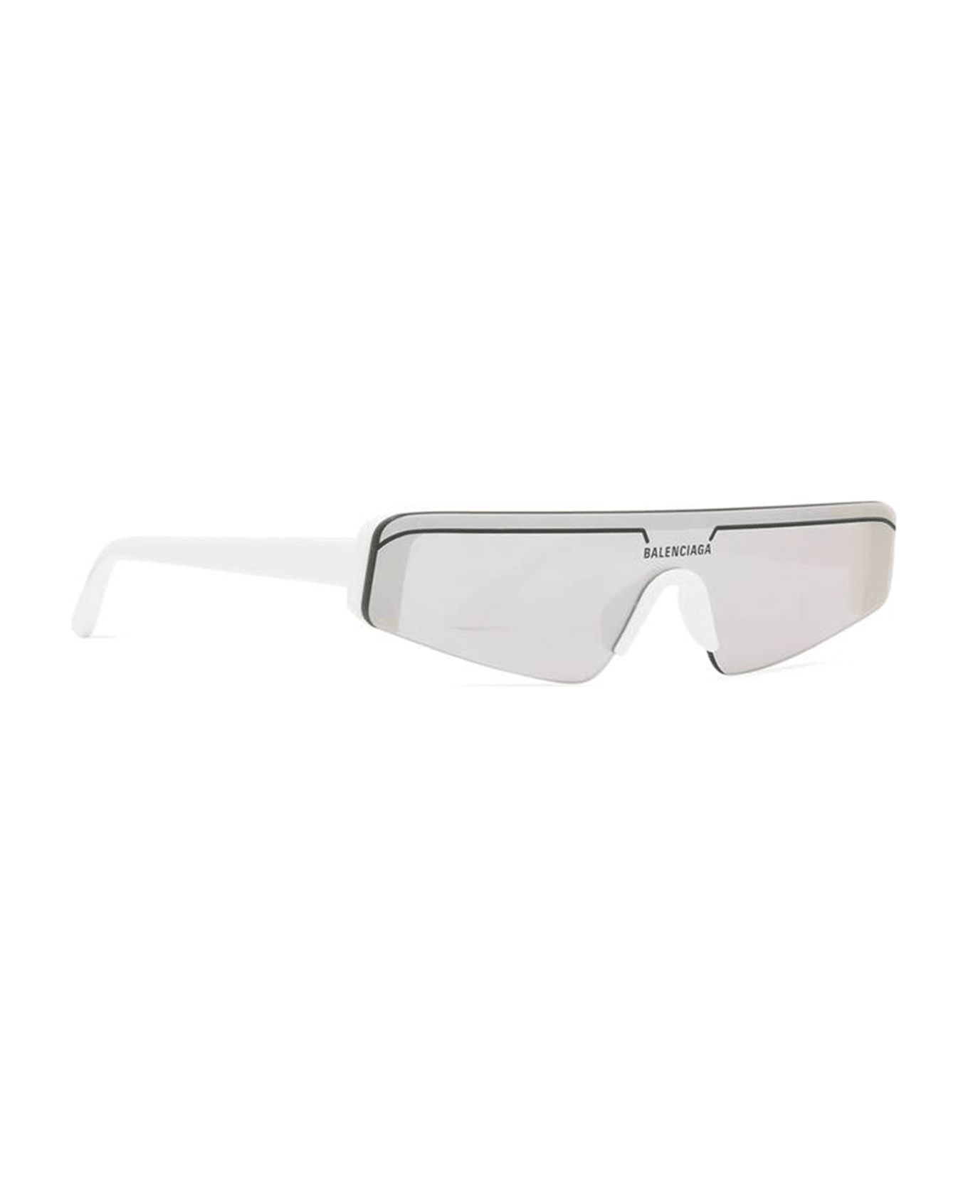 Balenciaga Eyewear Bb0003s Linea Extreme 002 Sunglasses - White サングラス