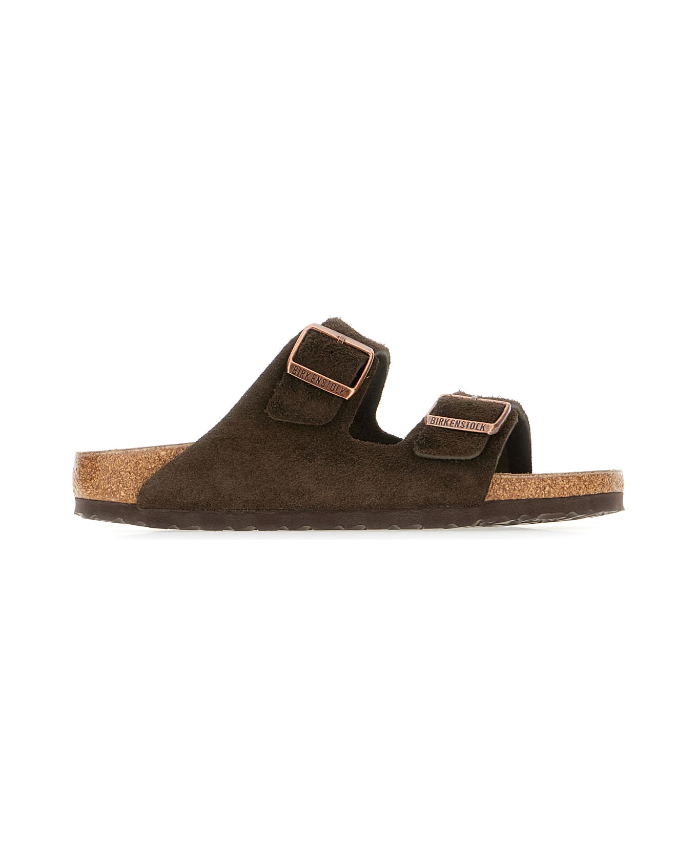 Birkenstock Chocolate Suede Arizona Sandals - MOCCA