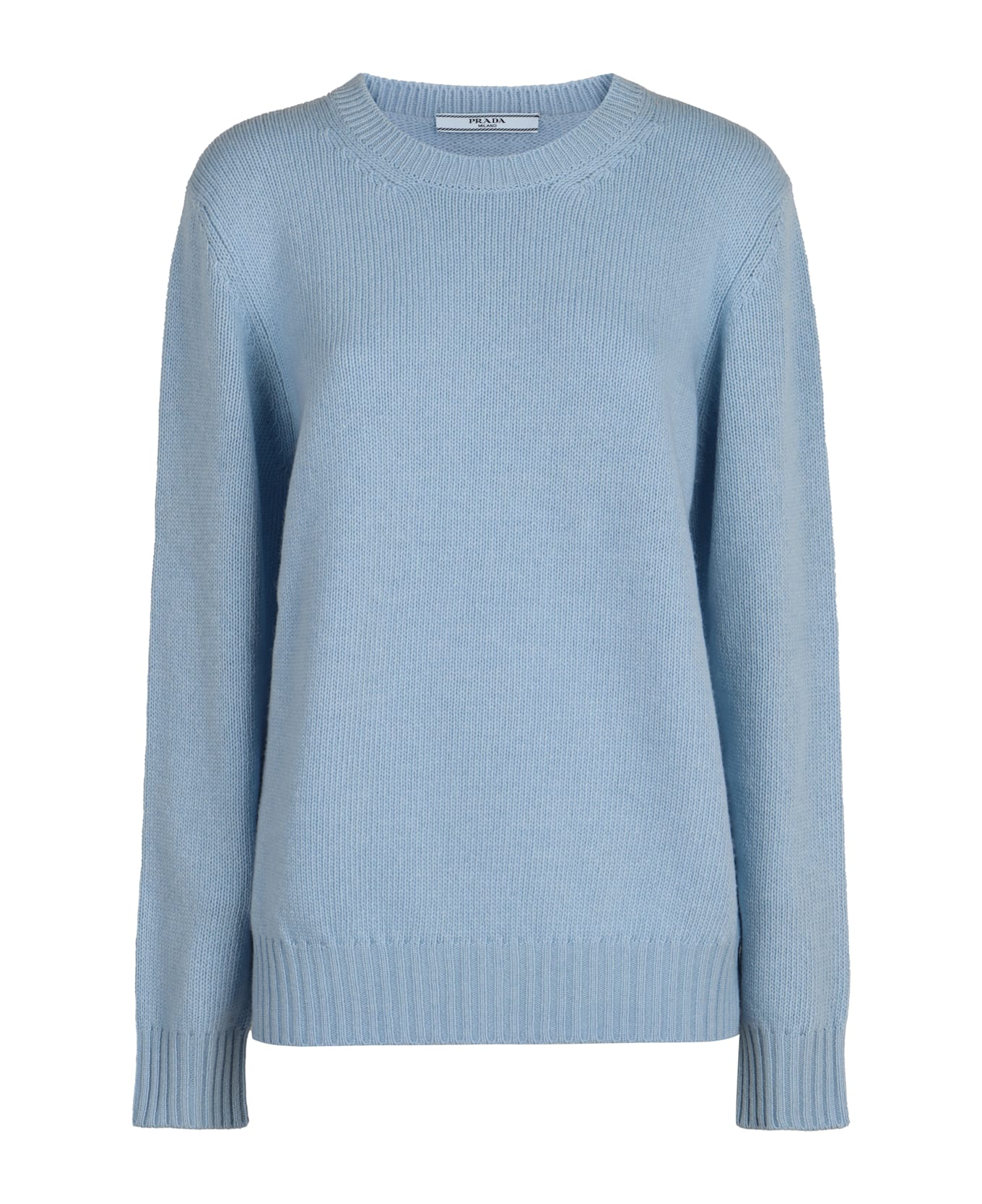 Prada Wool And Cashmere Sweater - Light Blue