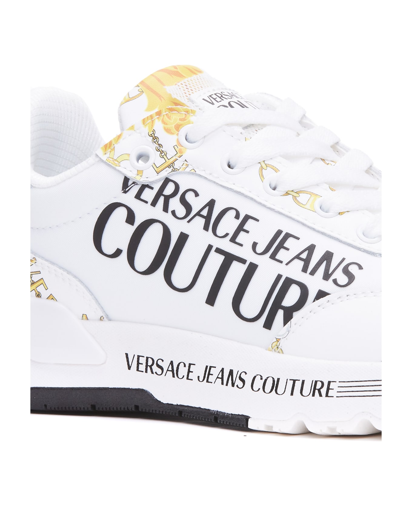 Versace Jeans Couture Chain Couture Sneakers - White