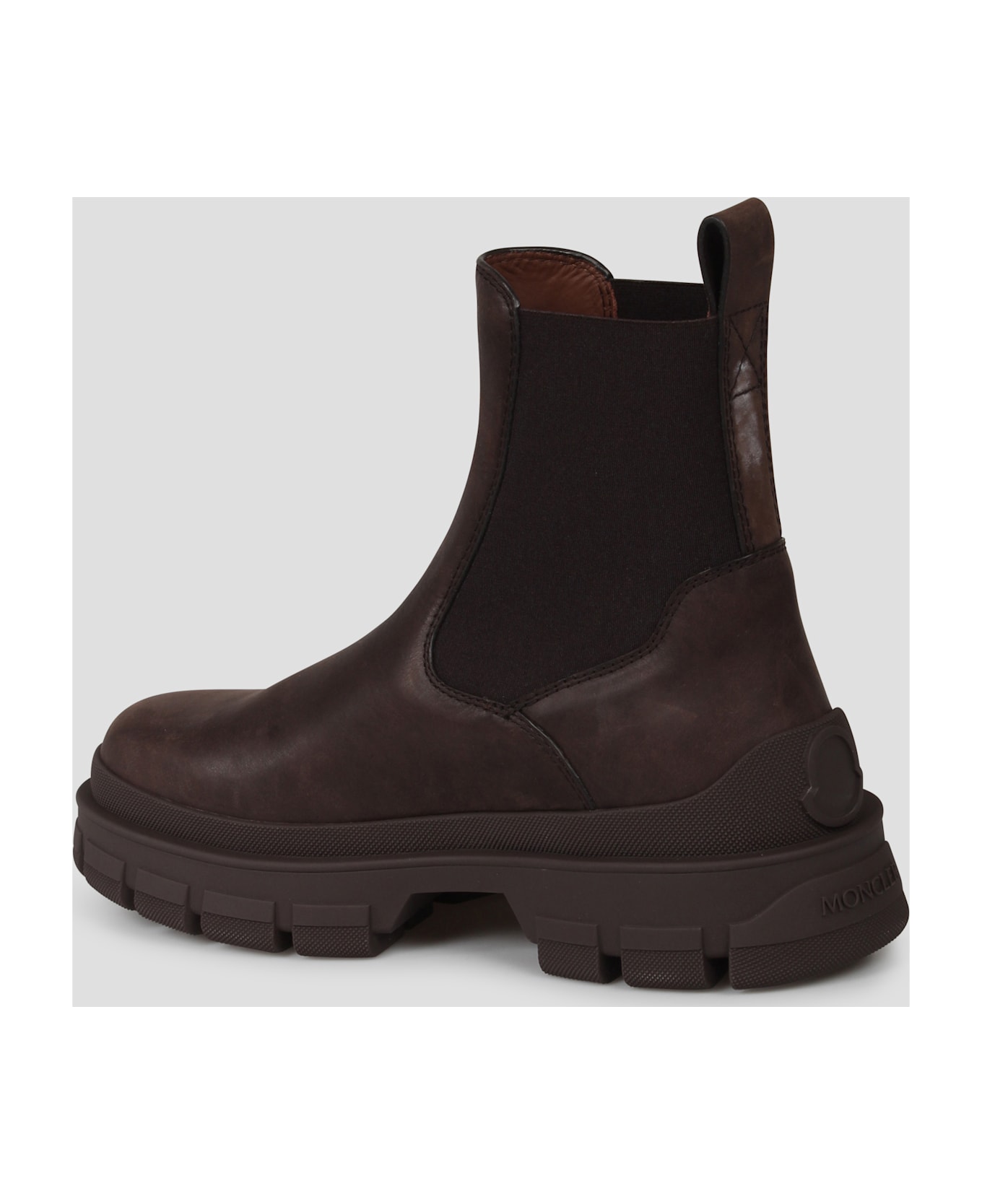 Moncler Chelsea Hevea Ankle Boots - Brown