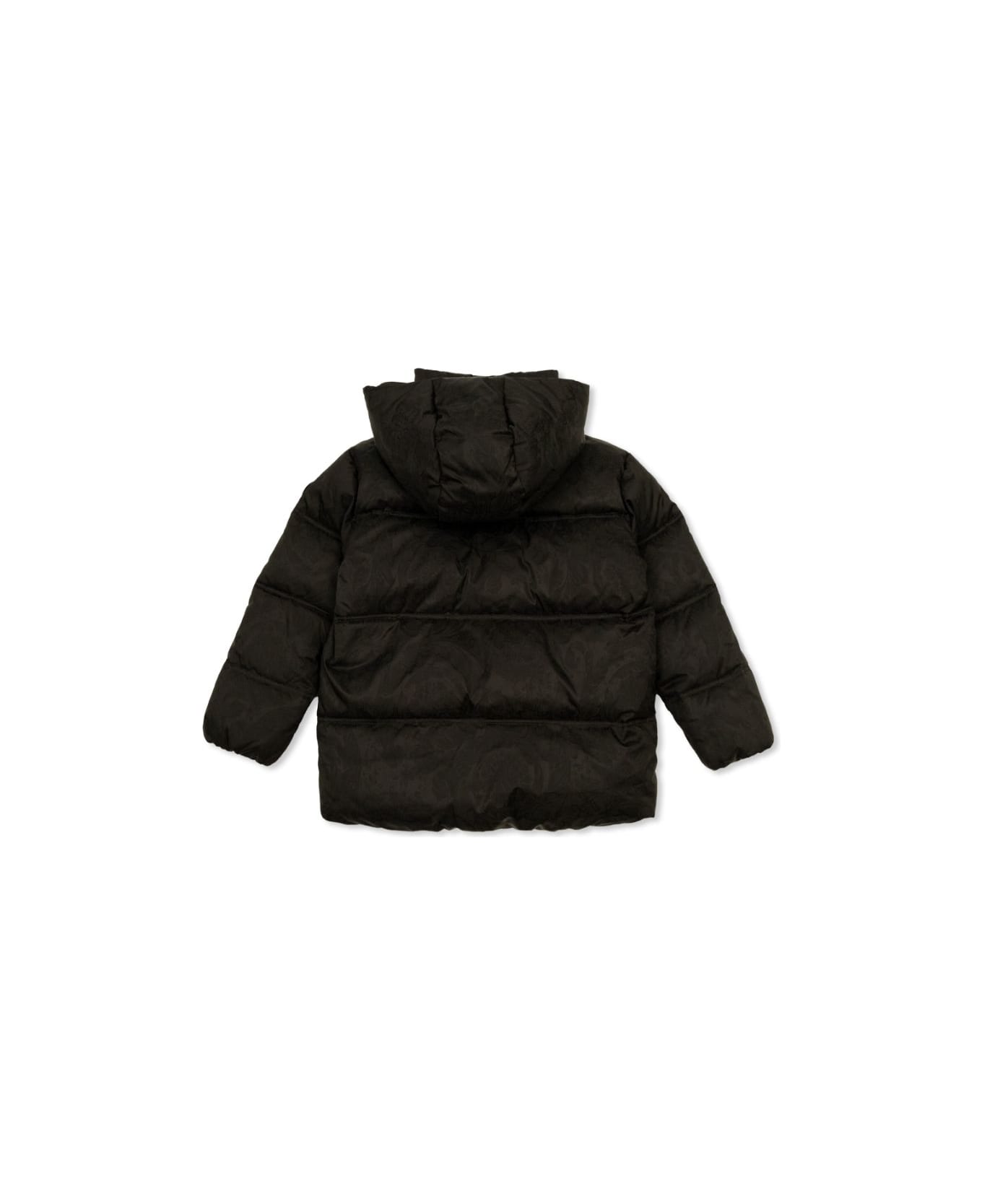 Versace Black Down Jacket Boy - Black