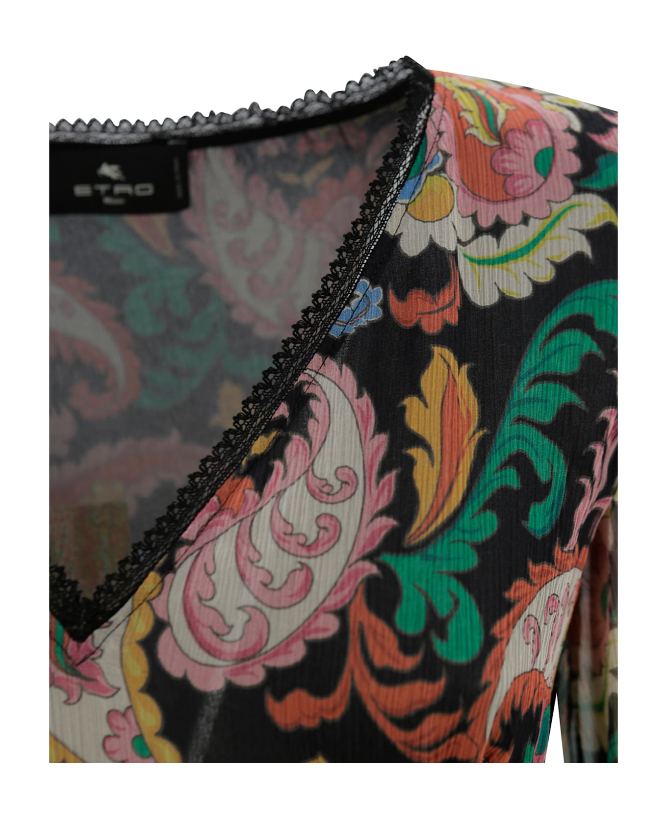 Etro Multicoloured Paisley-patterned Long Dress