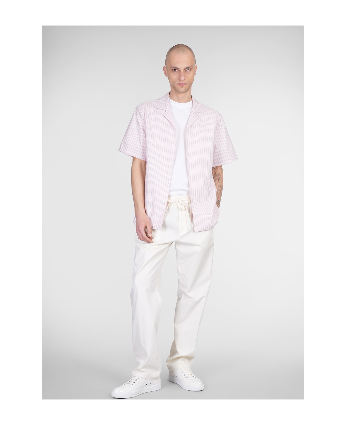 Lanvin Shirt In Rose-pink Cotton - rose-pink