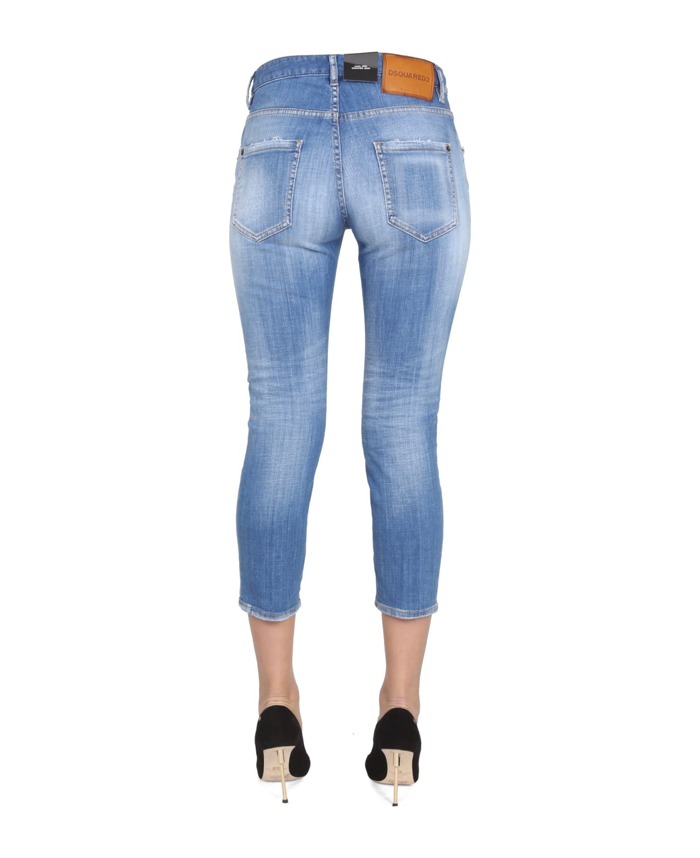 Dsquared2 Cool Girl Cropped Jeans - LIGHT BLUE