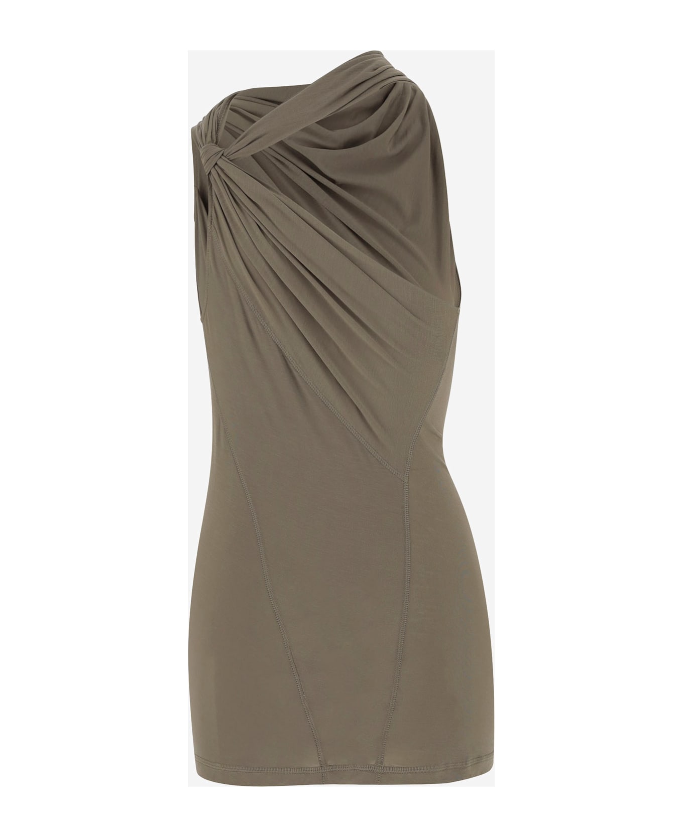 Helmut Lang Top In Jersey - X Olive