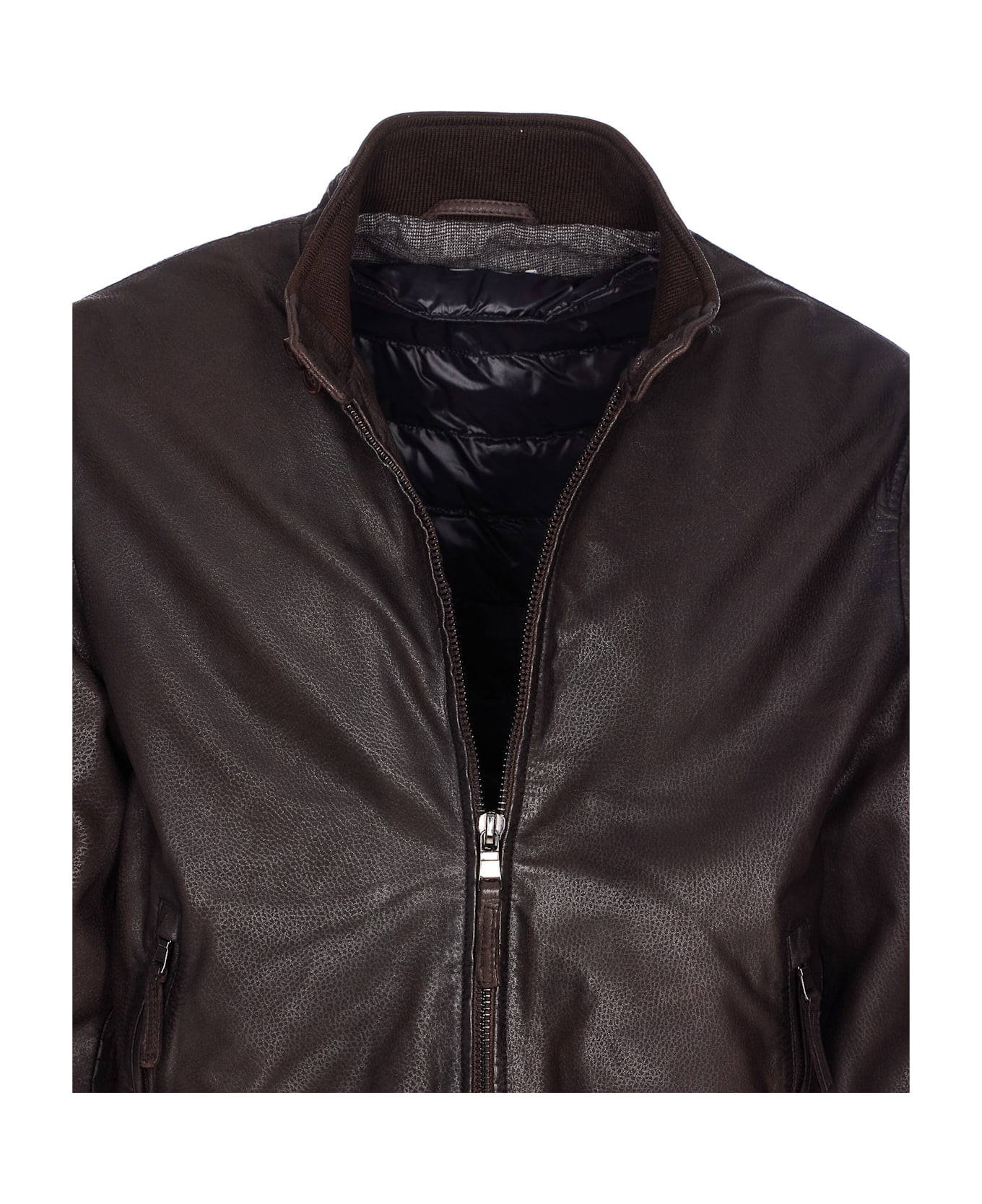 S.W.O.R.D 6.6.44 Leather Jacket - Brown