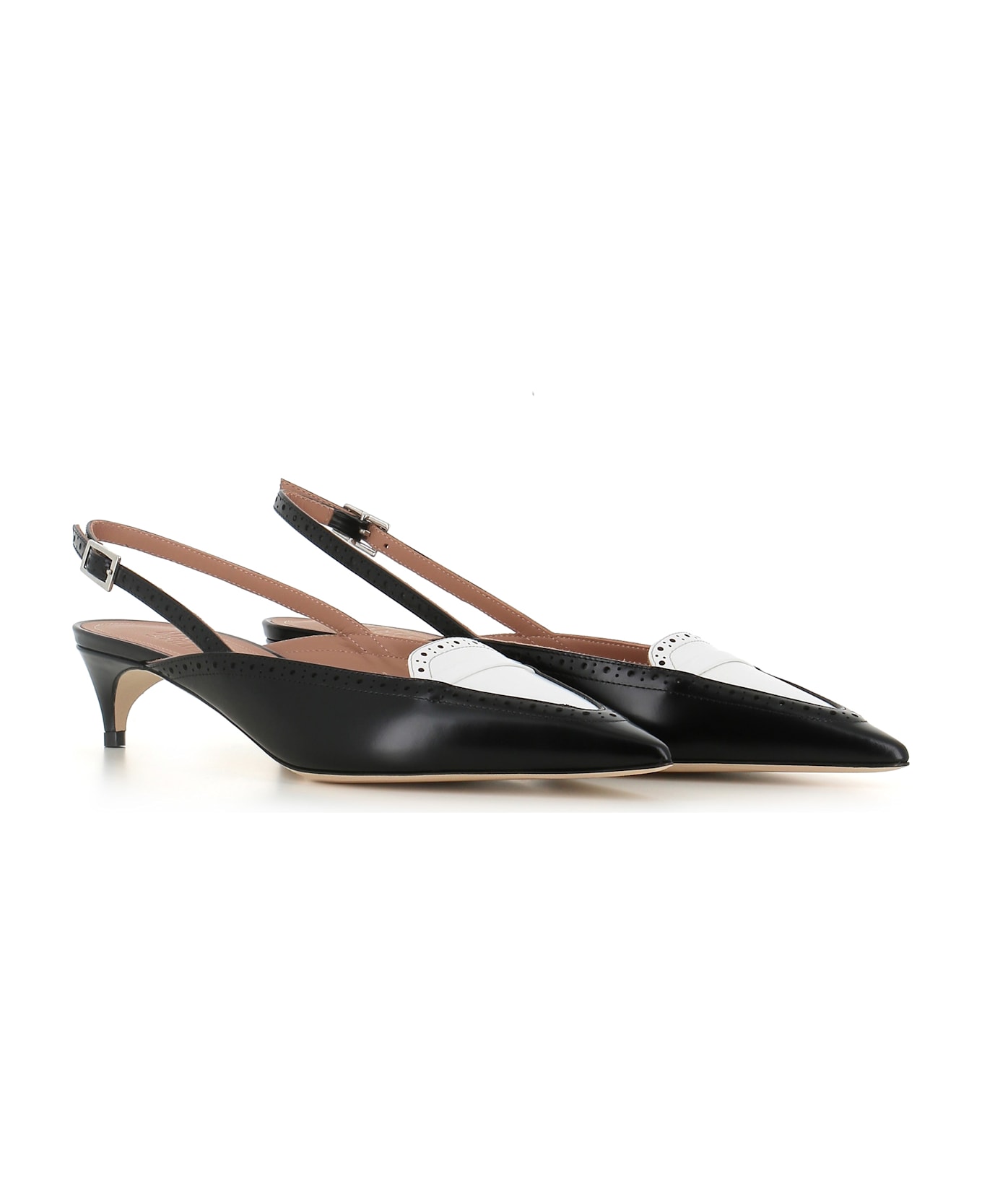 Malone Souliers Décolleté Laurie 40-2 - White/black