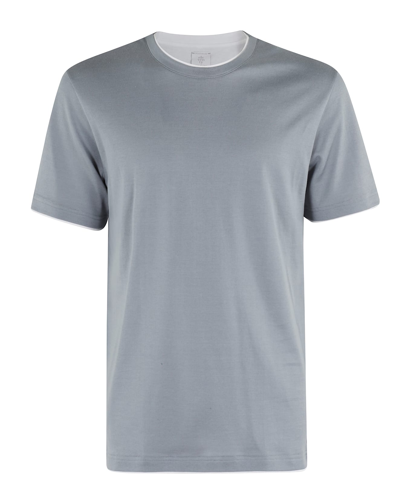 Eleventy Tshirt Bordini - Denim