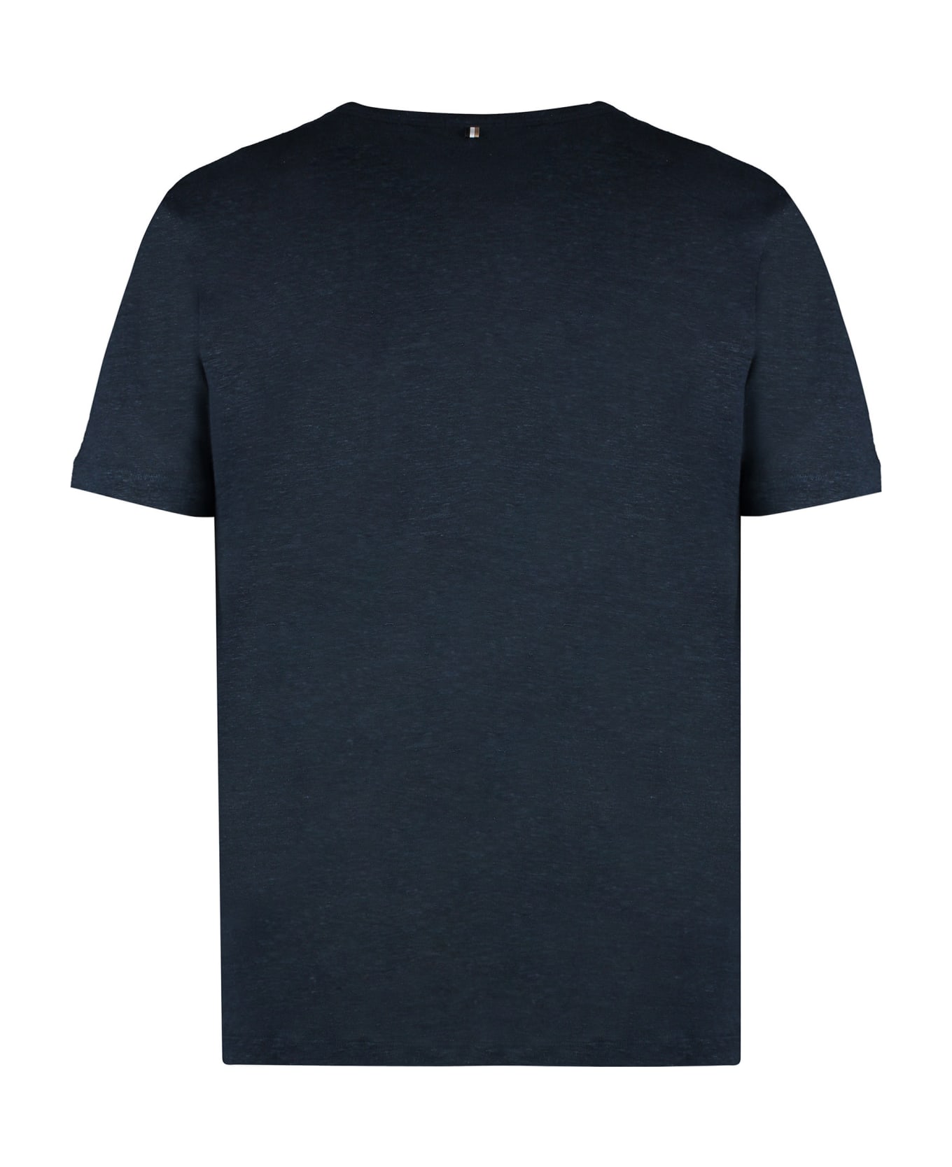 Hugo Boss Linen T-shirt - blue