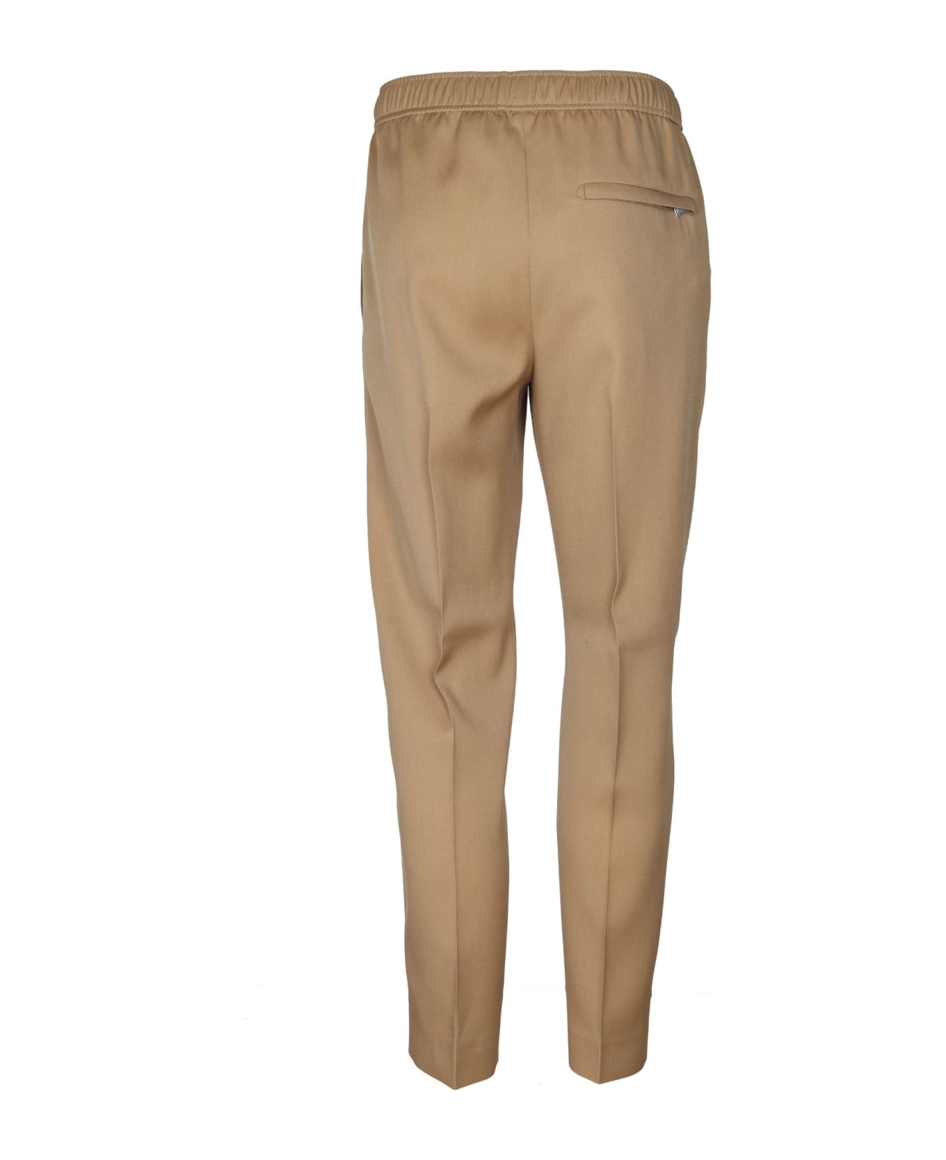 Lanvin Wool Pants With Drawstring Desert Color - Desert ボトムス