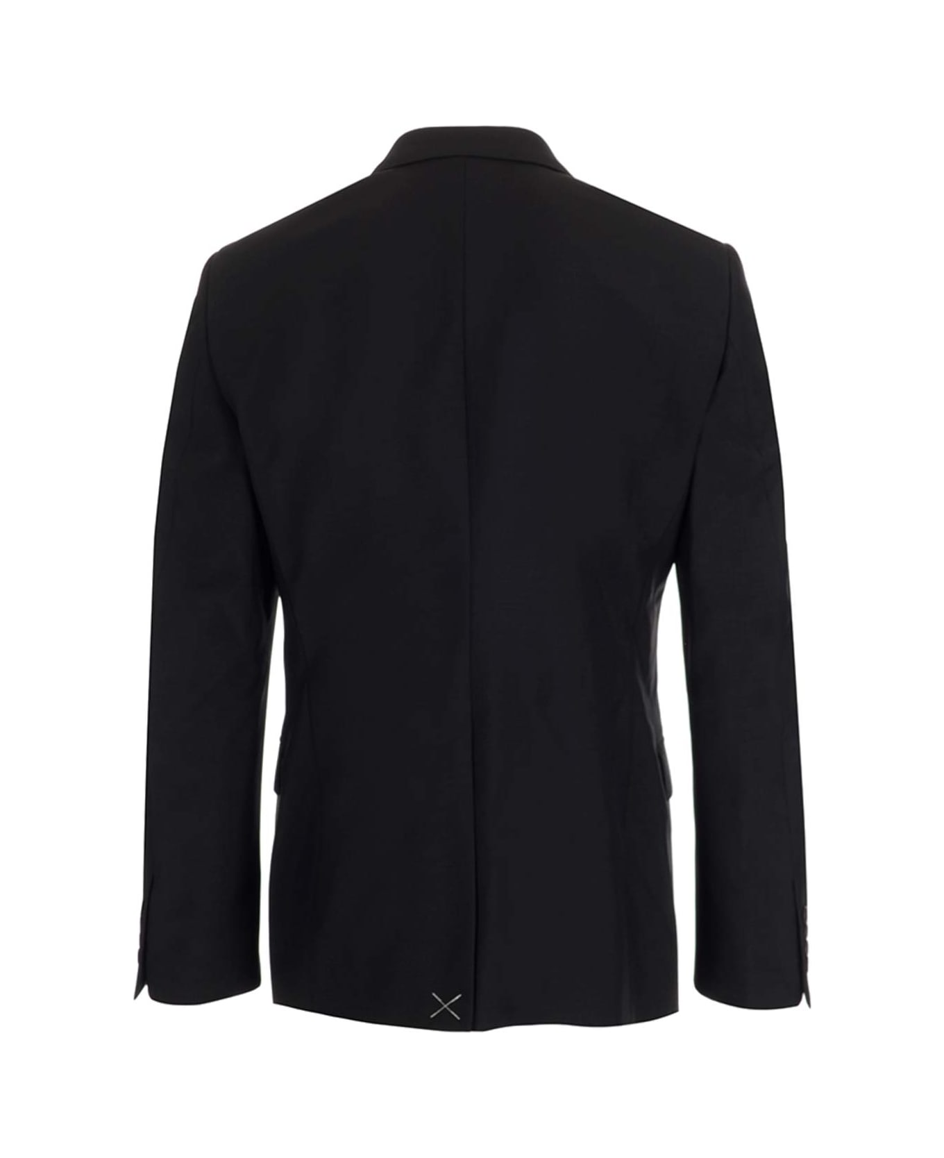 Alexander McQueen Black Wool Single-breasted Jacket - black