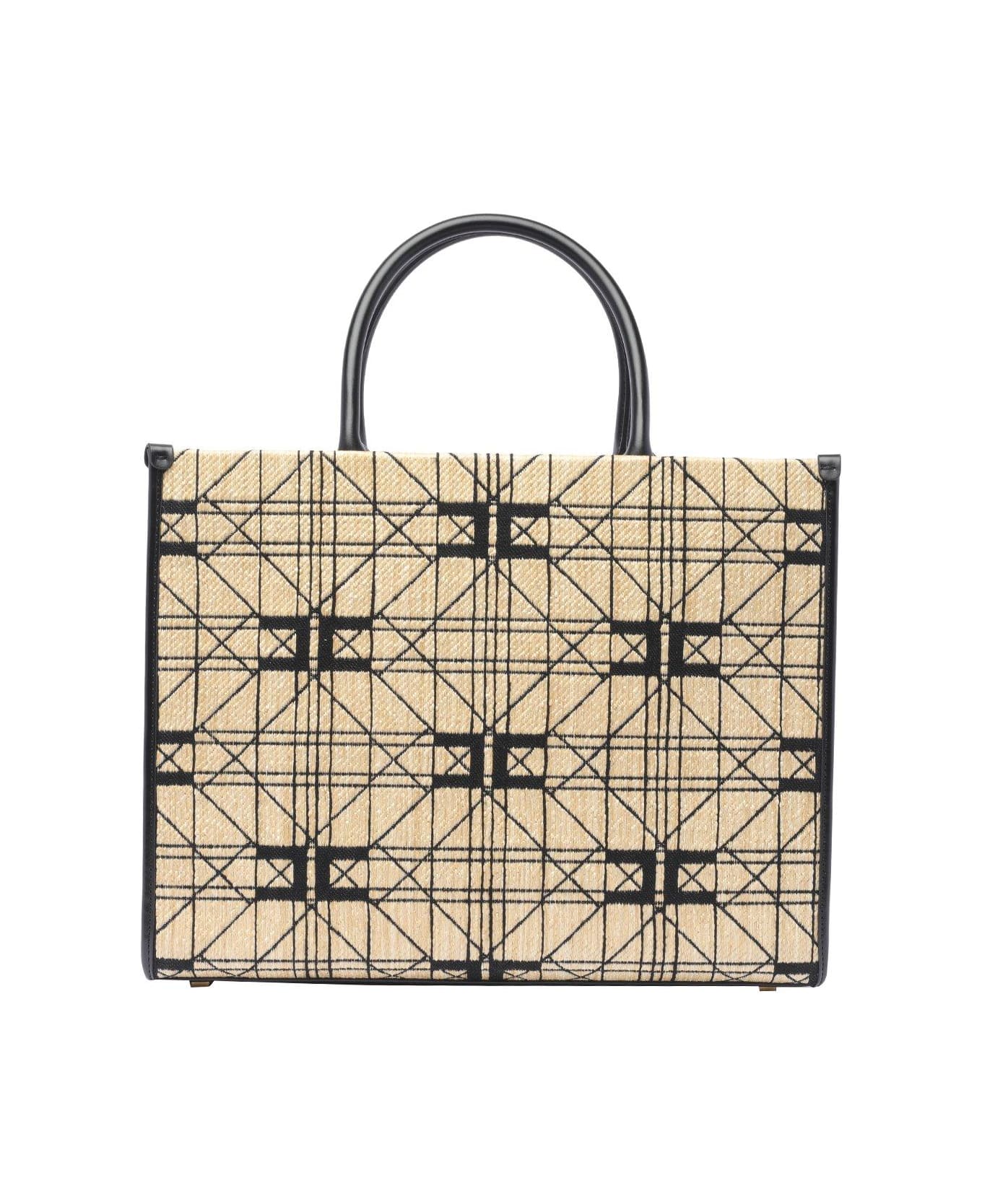 Elisabetta Franchi Logo Embroidered Large Tote Bag | italist