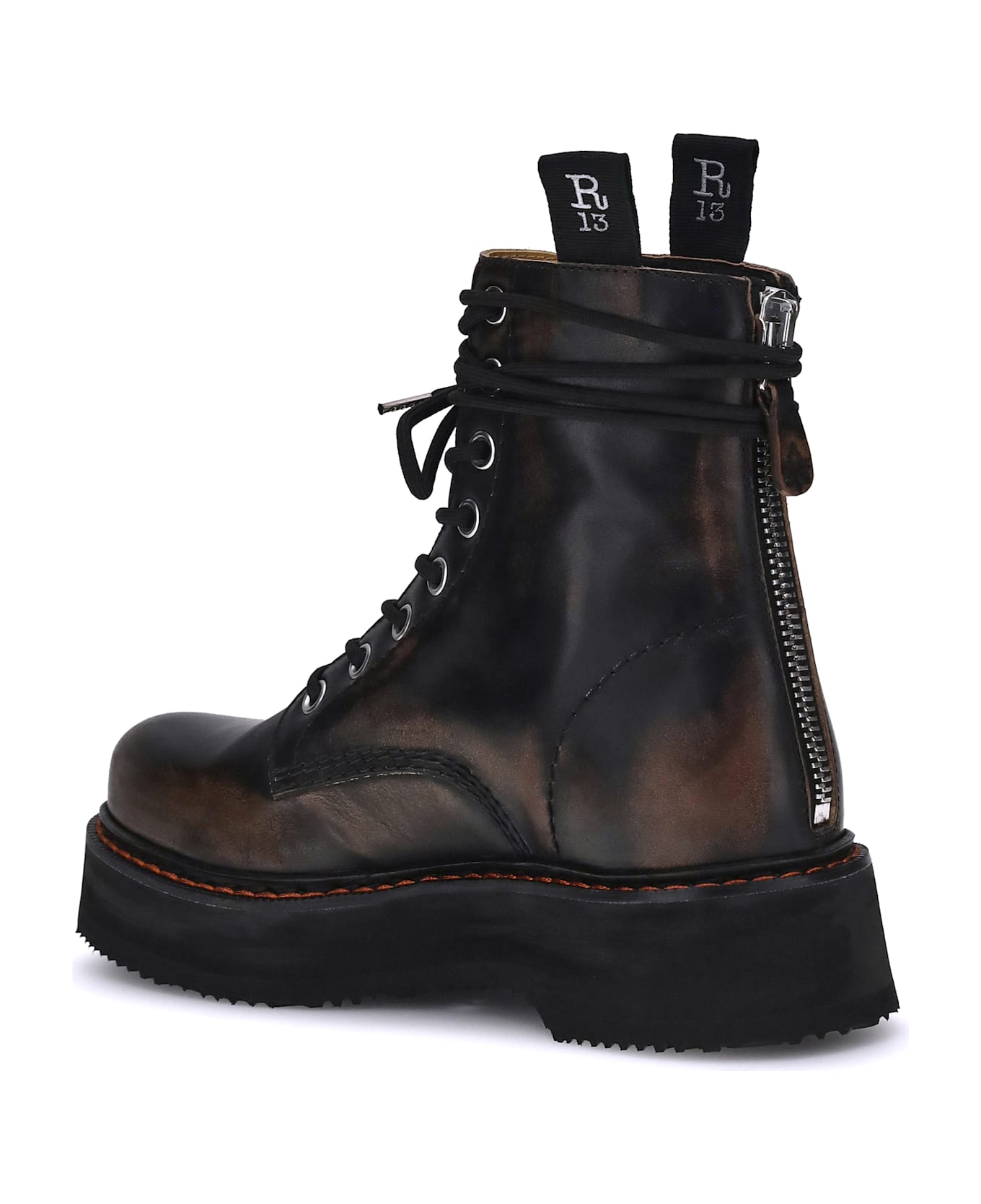 R13 Lace-up Ankle Boots