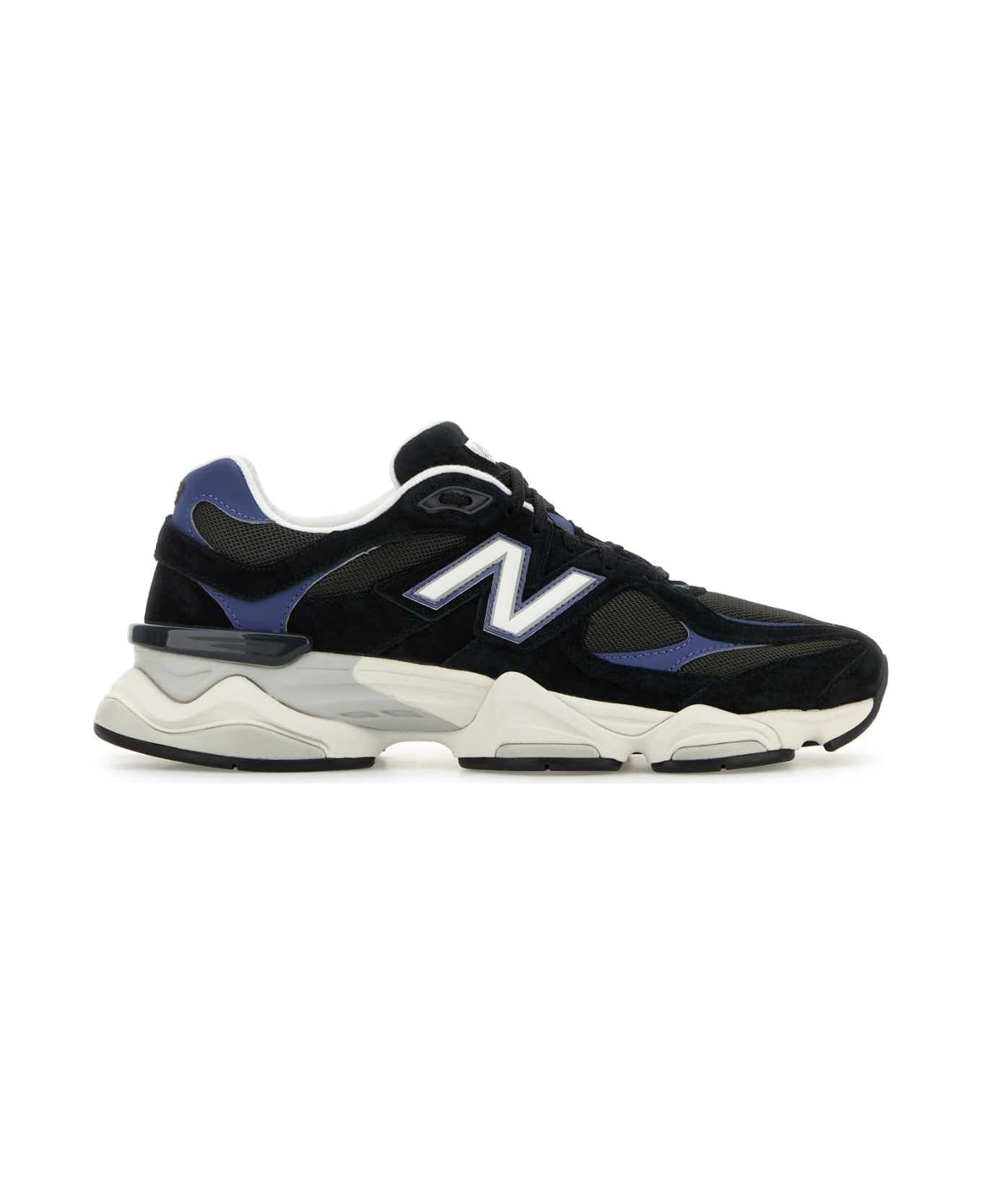 New Balance Multicolor Mesh And Suede 9060 Sneakers - BLACKBLUE