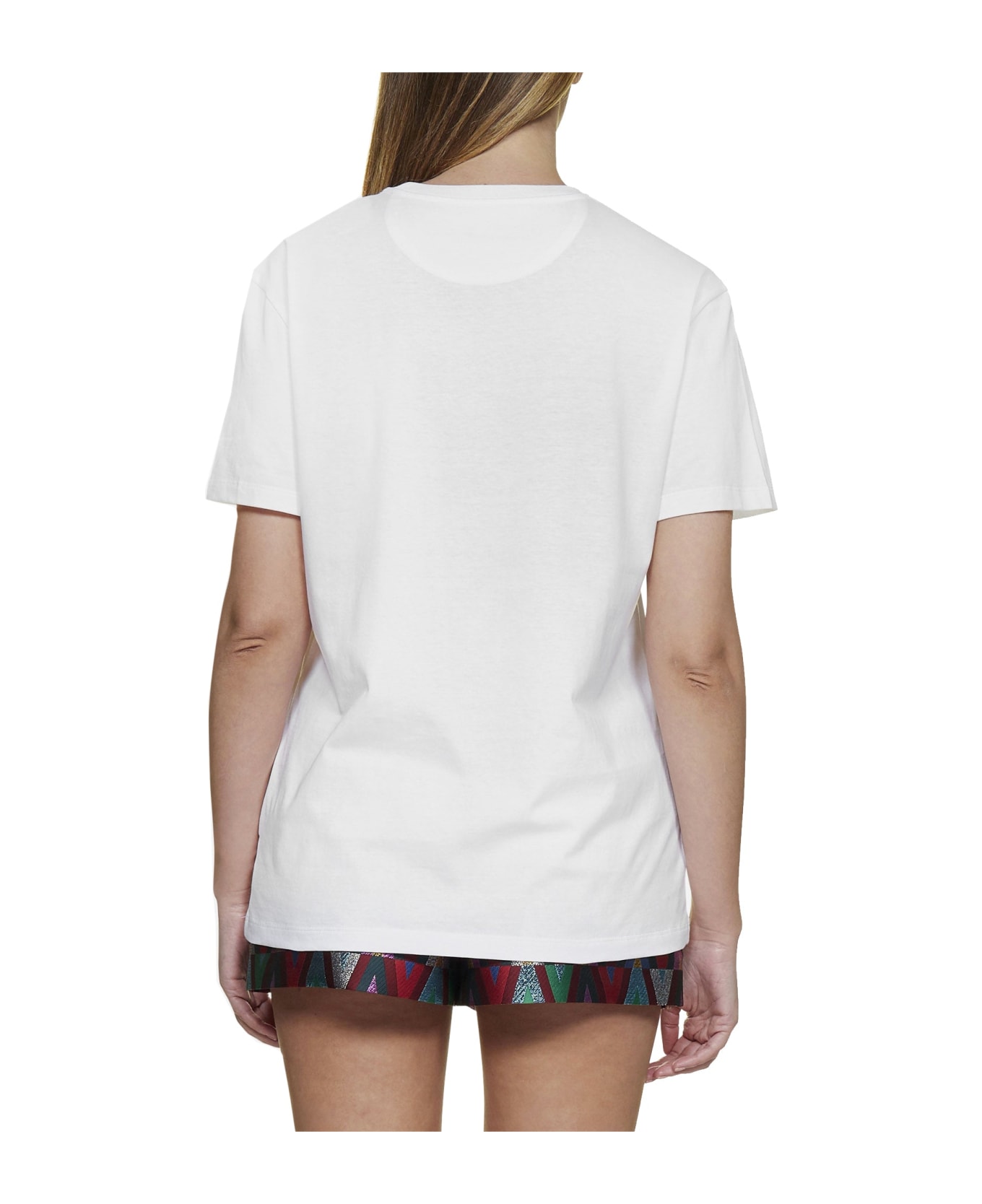 Valentino Cotton Logo T-shirt - White