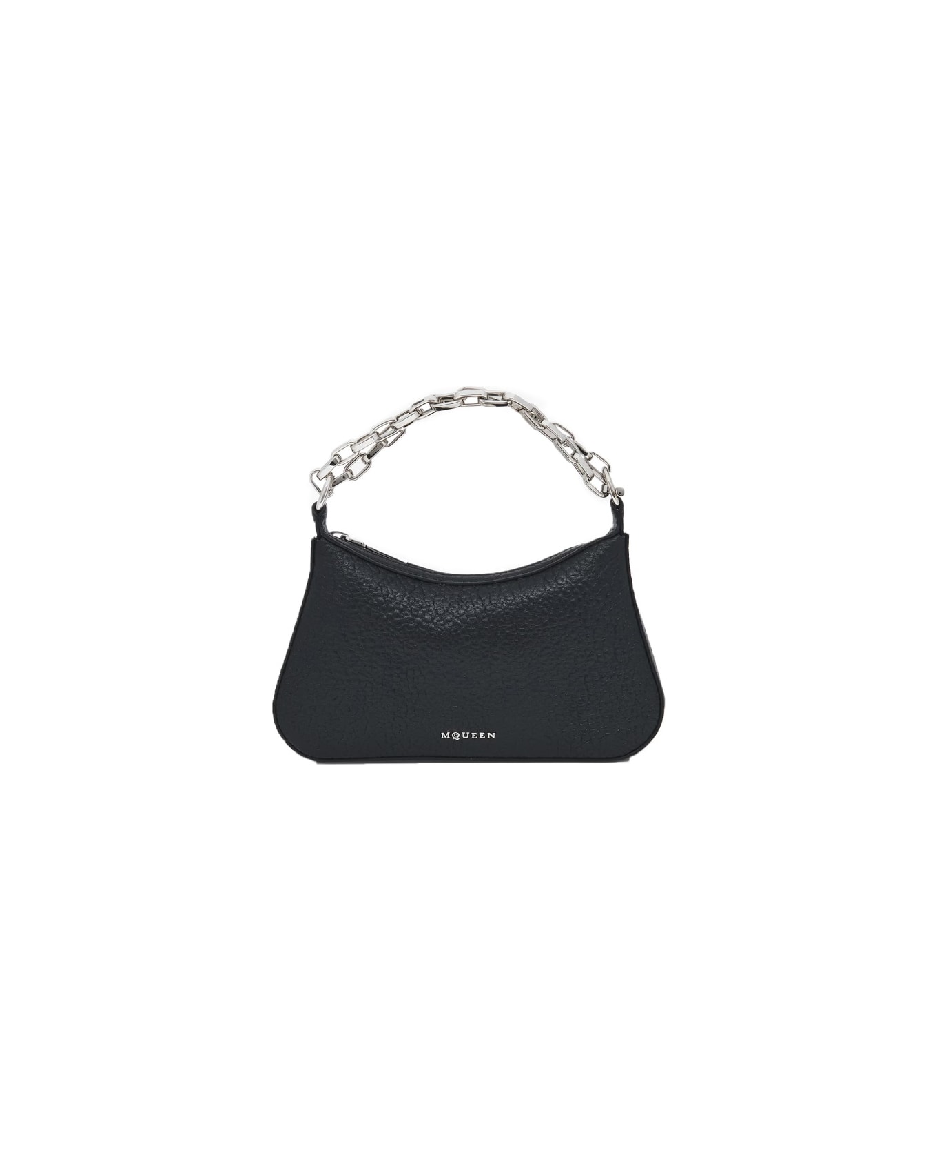 Alexander McQueen Mini T-buckle Clutch Bag - BLACK