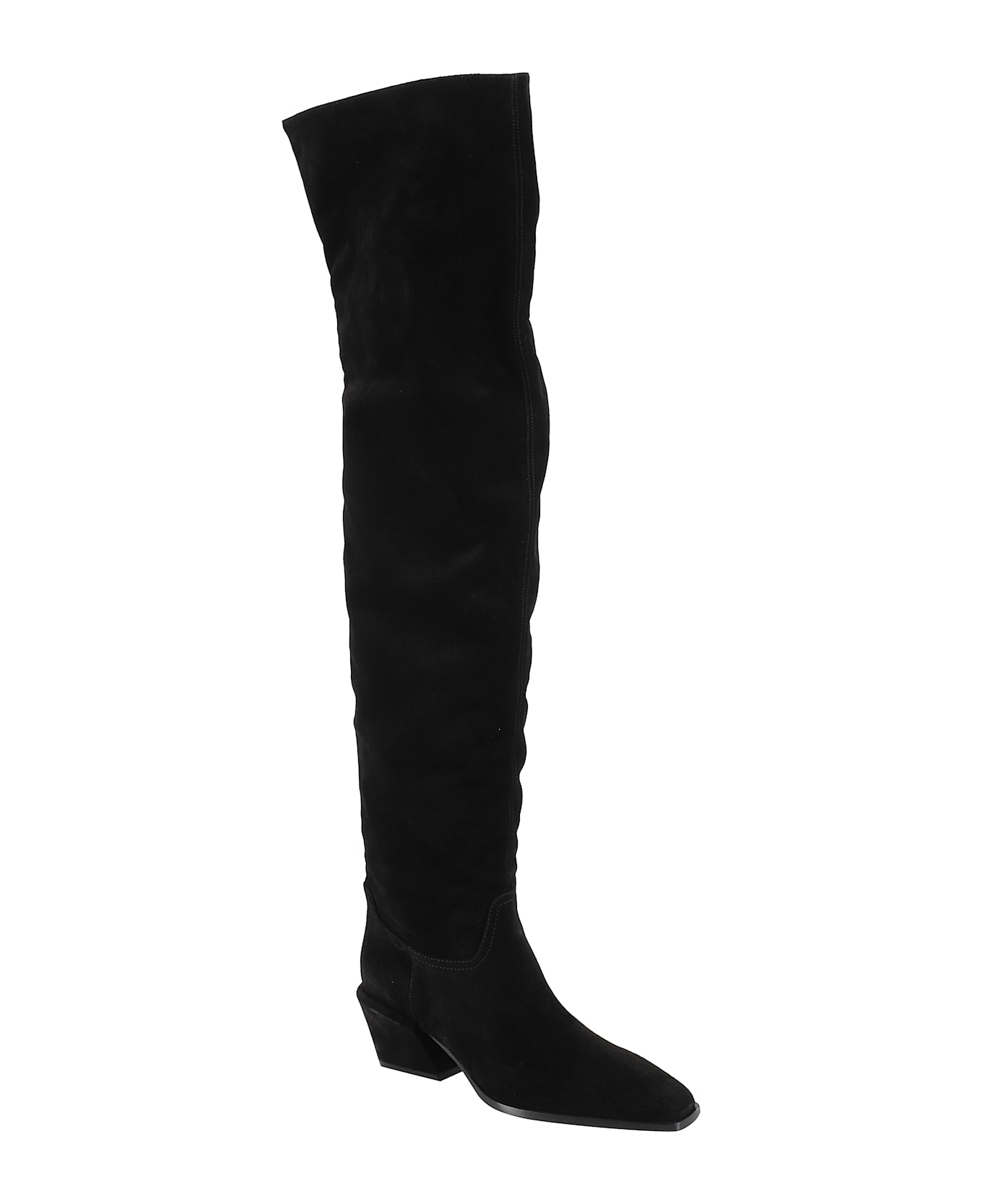 Paris Texas Bettina Over The Knee Boot - Black